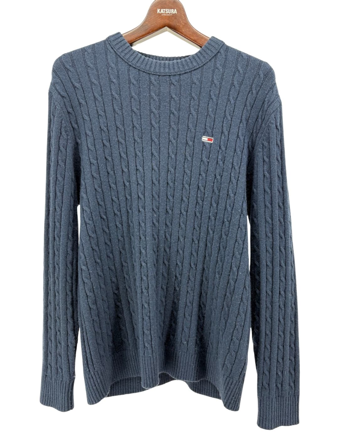 🇺🇸 Tommy Jeans 빈티지 케이블 니트 (딥네이비 / A급 / 상품이미지1