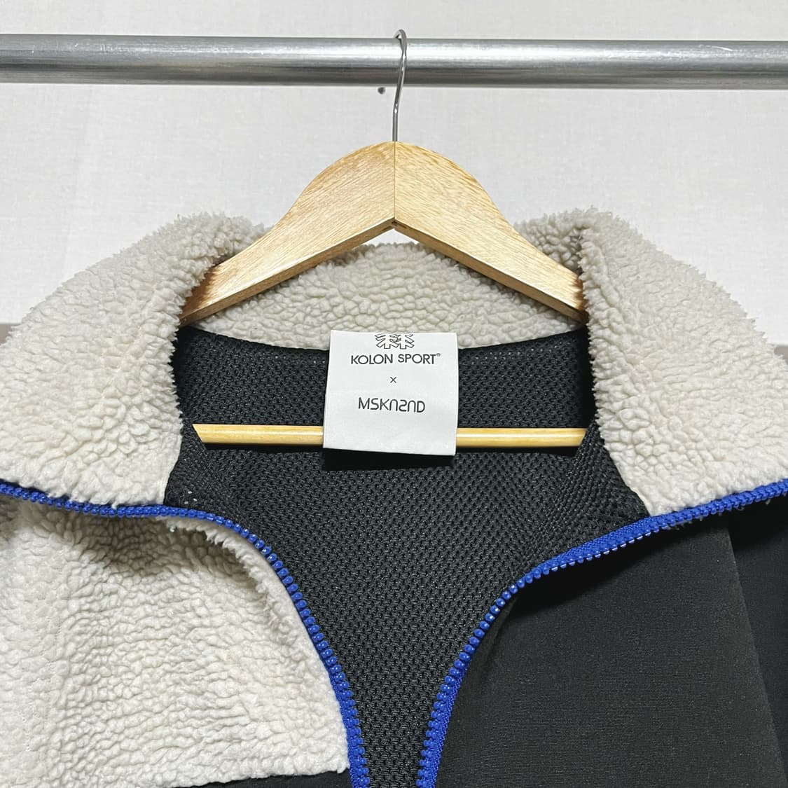 코오롱 스포츠 45주년 뽀글이 반집업 긴팔 M 상품이미지4