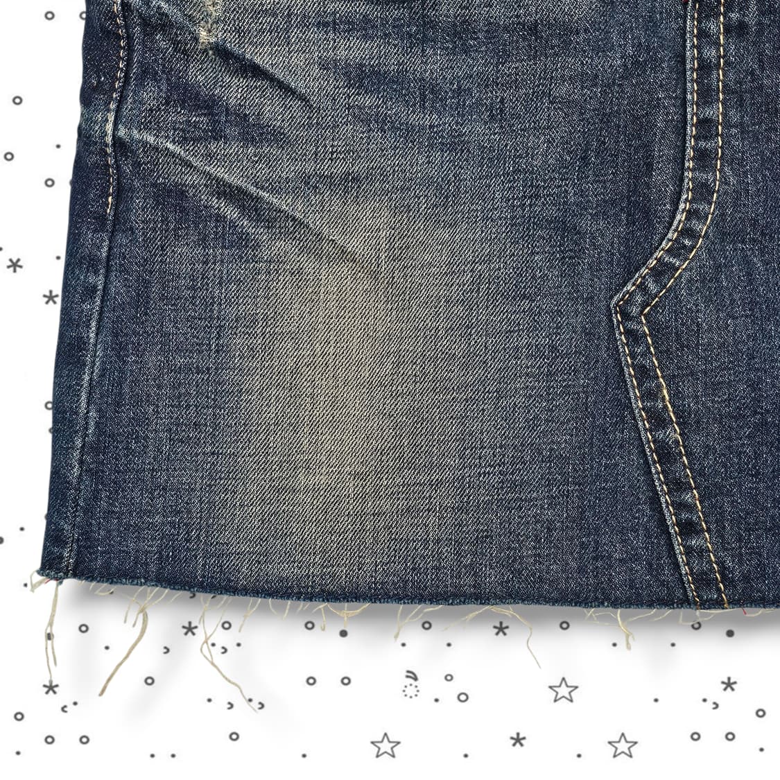 M HOTCHKISS 워싱 데님 스커트 상품이미지8