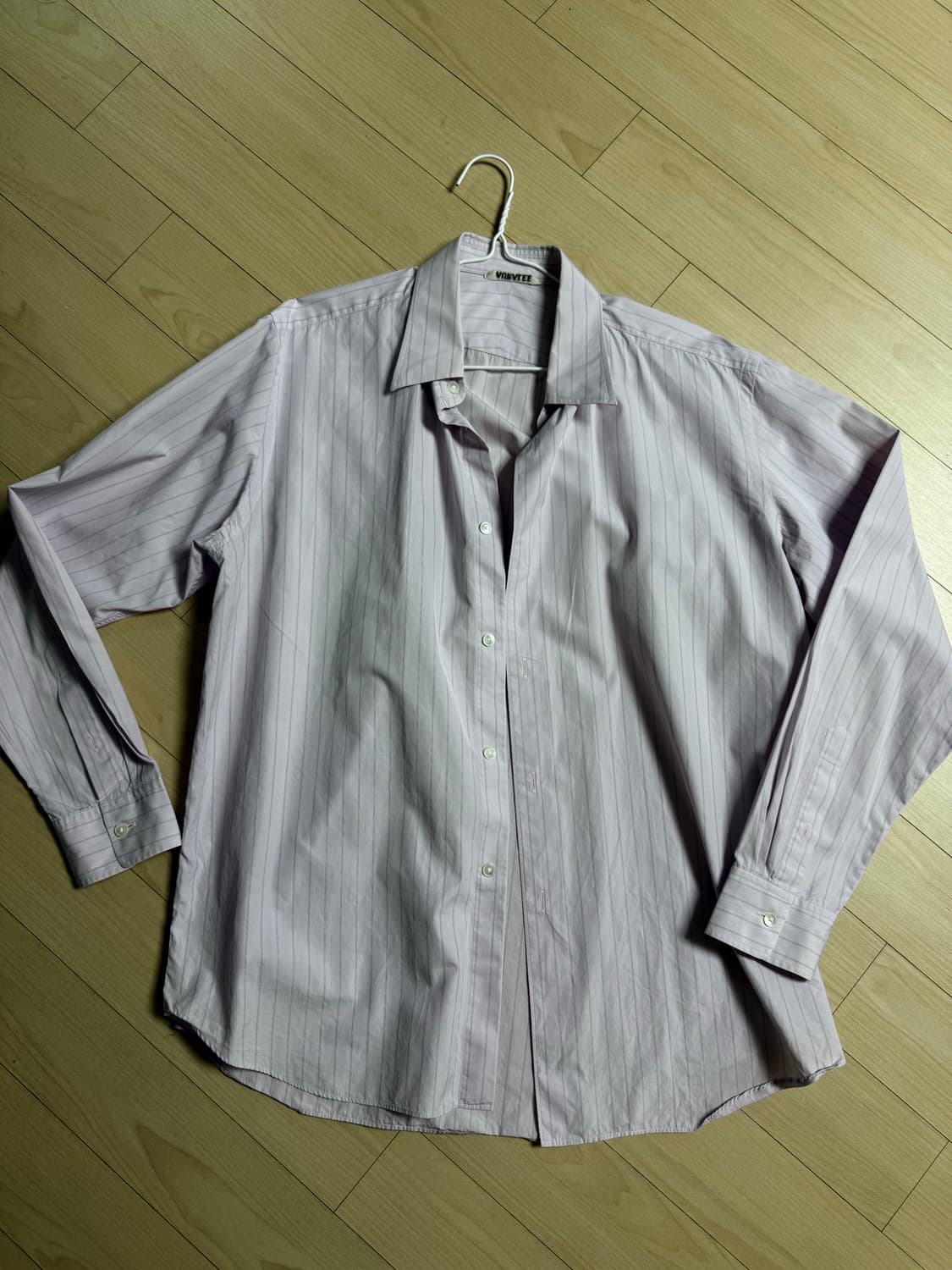 AURALEE SUVIN HIGH COUNT STRIPE SHIRT 상품이미지1