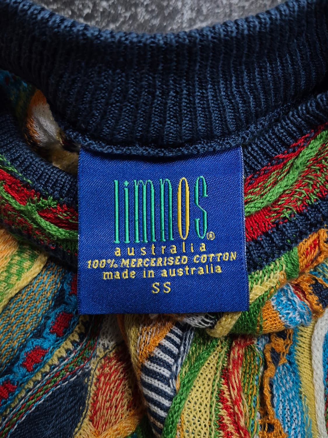 림노스 오스트레일리아 오리지날 케이블 패턴 스웨터 남성 95~100사이즈 상품이미지4