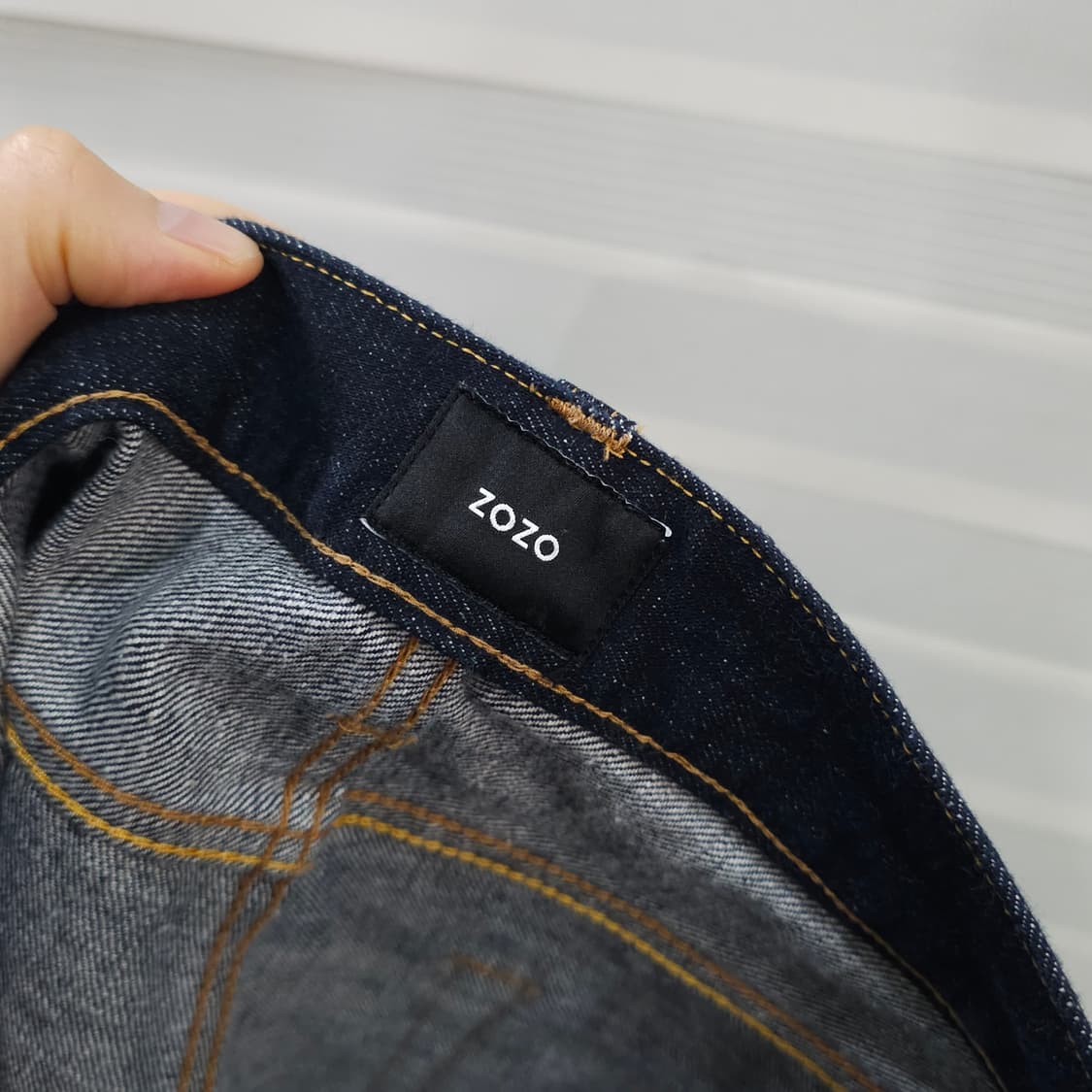 일본 ZOZO 진청 슬림핏 데님팬츠- 35-36정도 상품이미지8