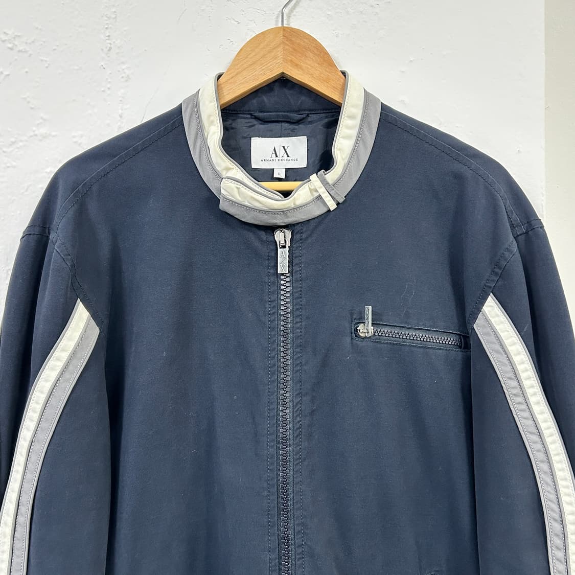 알마니 익스체인지 네이비 싱글 라이더 상품이미지2