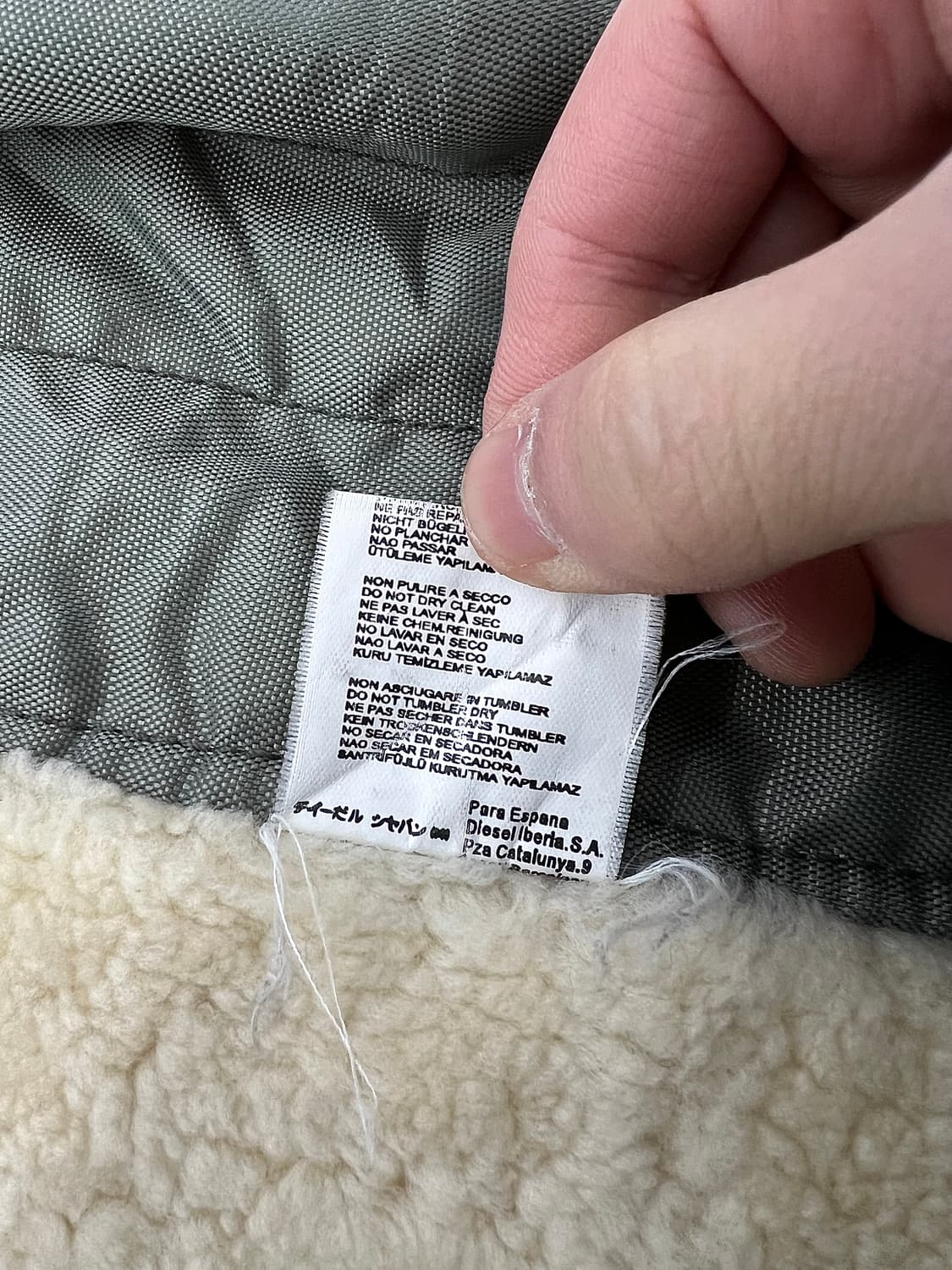 디젤 시안 스웨이드 벤틸 셰르파 유틸리티 베스트 상품이미지10