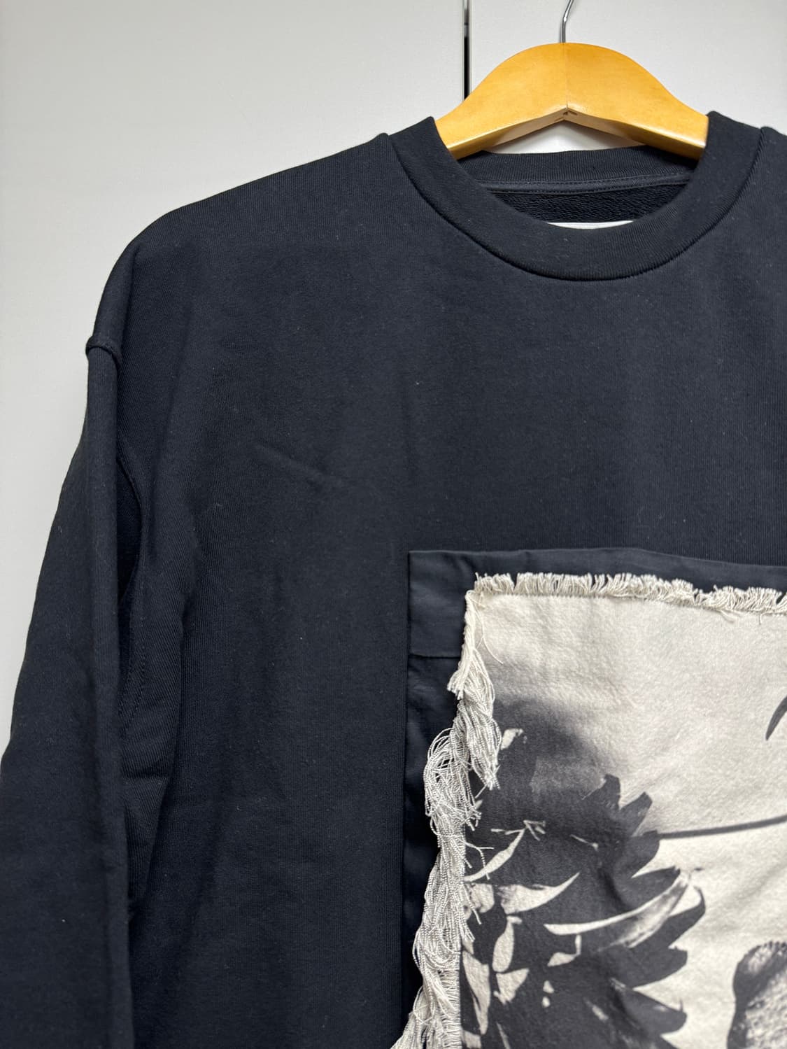 질샌더 그래픽 패치워크 프린지 맨투맨 상품이미지7