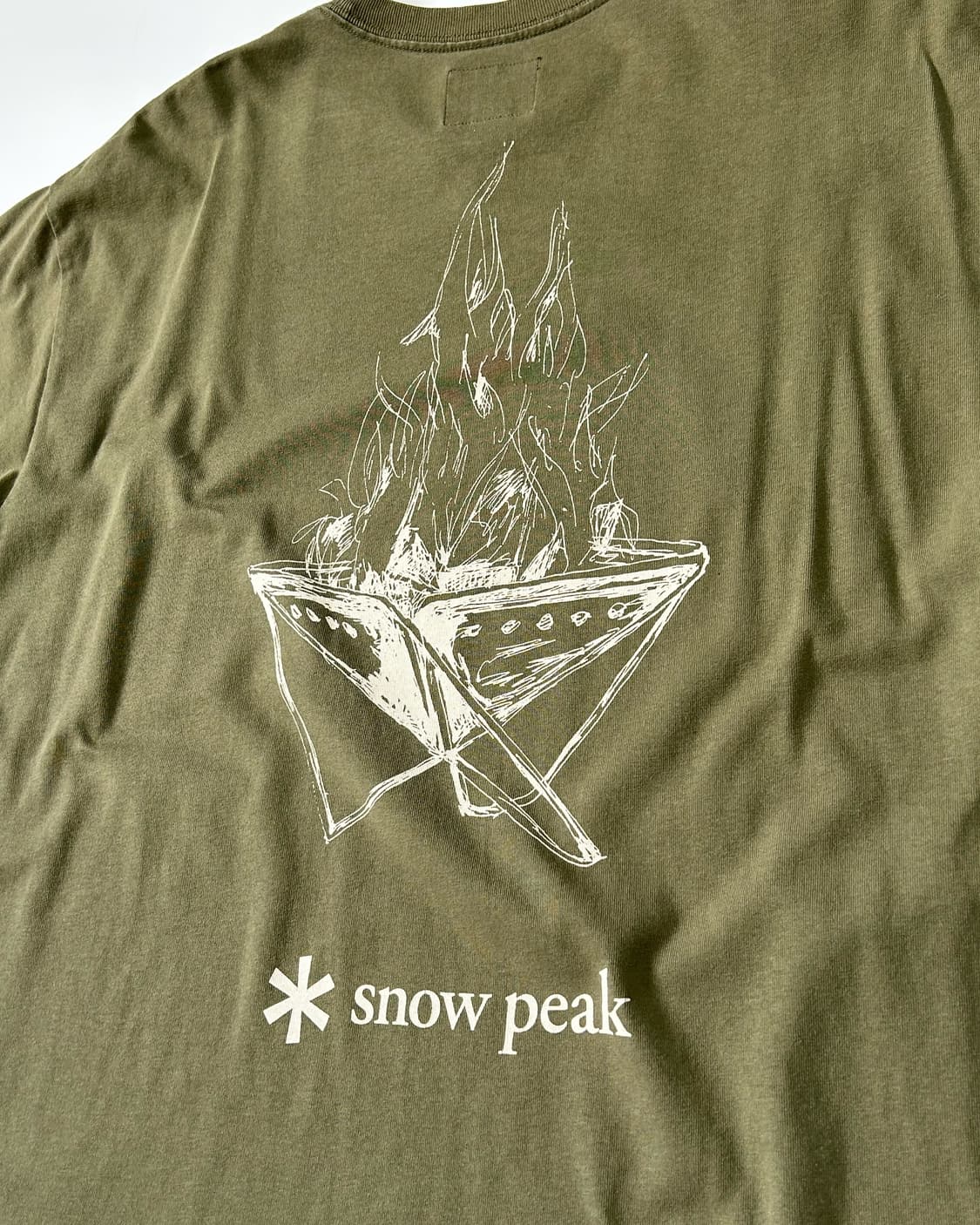 L)스노우피크 X 저널스탠다드  티셔츠 camp fire t-shirt 상품이미지5