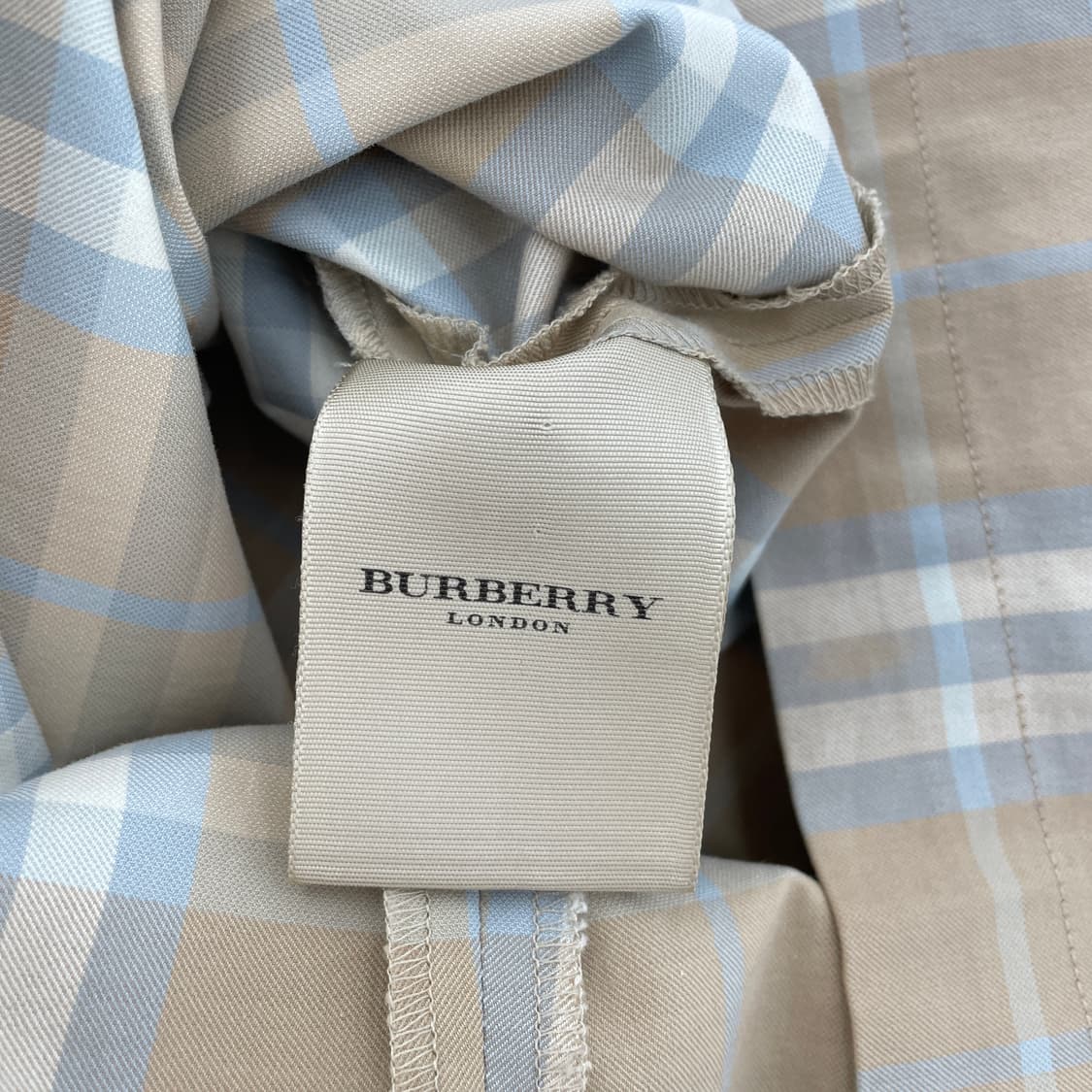 버버리 체크 반팔 셔츠 원피스 상품이미지10