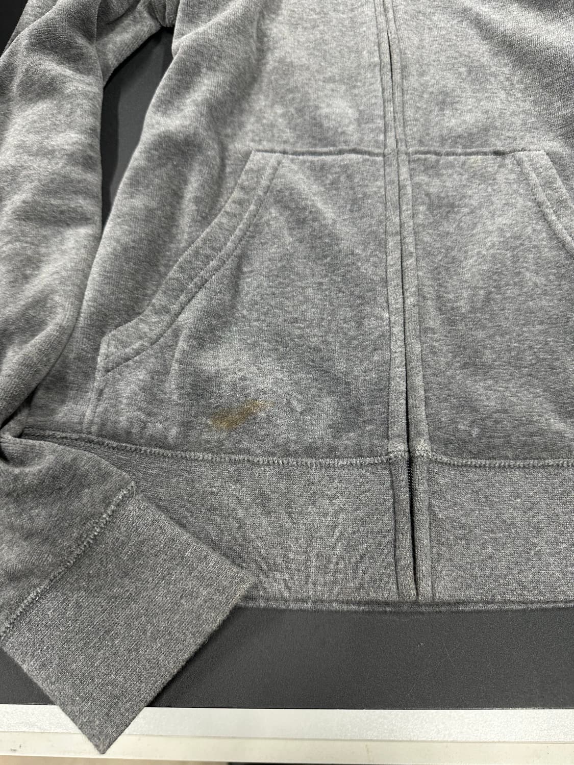 쥬시꾸뛰르 벨루어 후드집업 그레이 상품이미지7