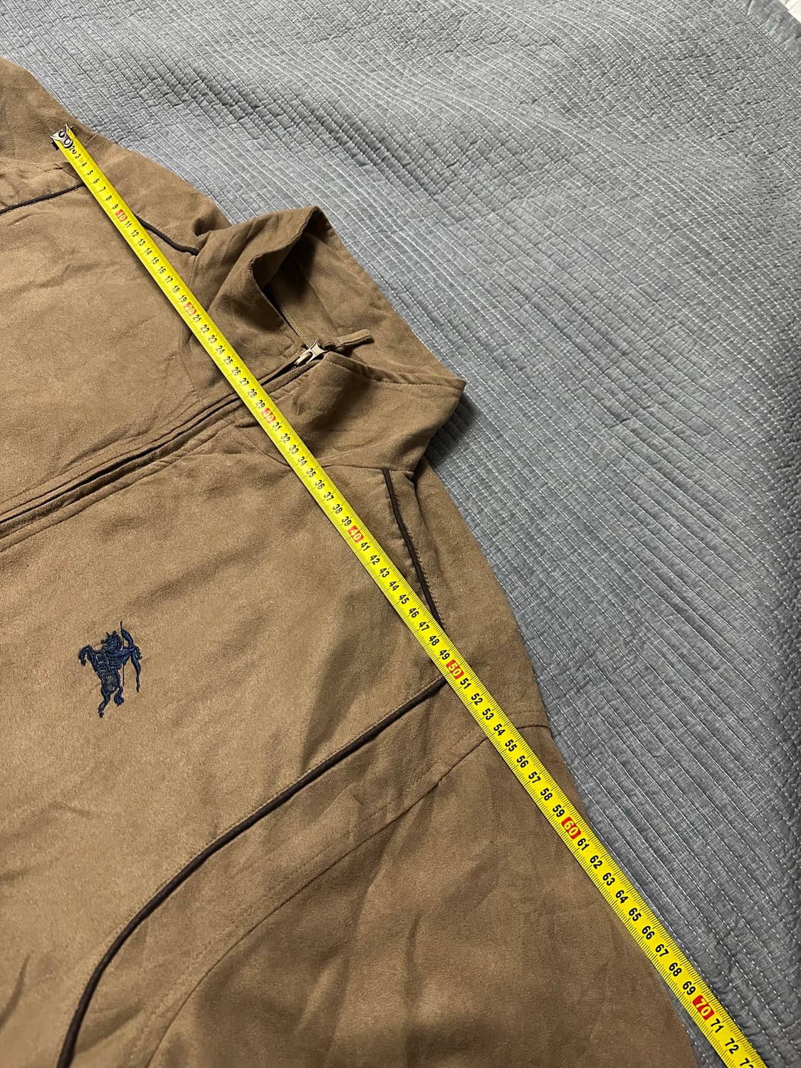 (XL) 버버리 빅로고 스웨이드 집업 상품이미지7