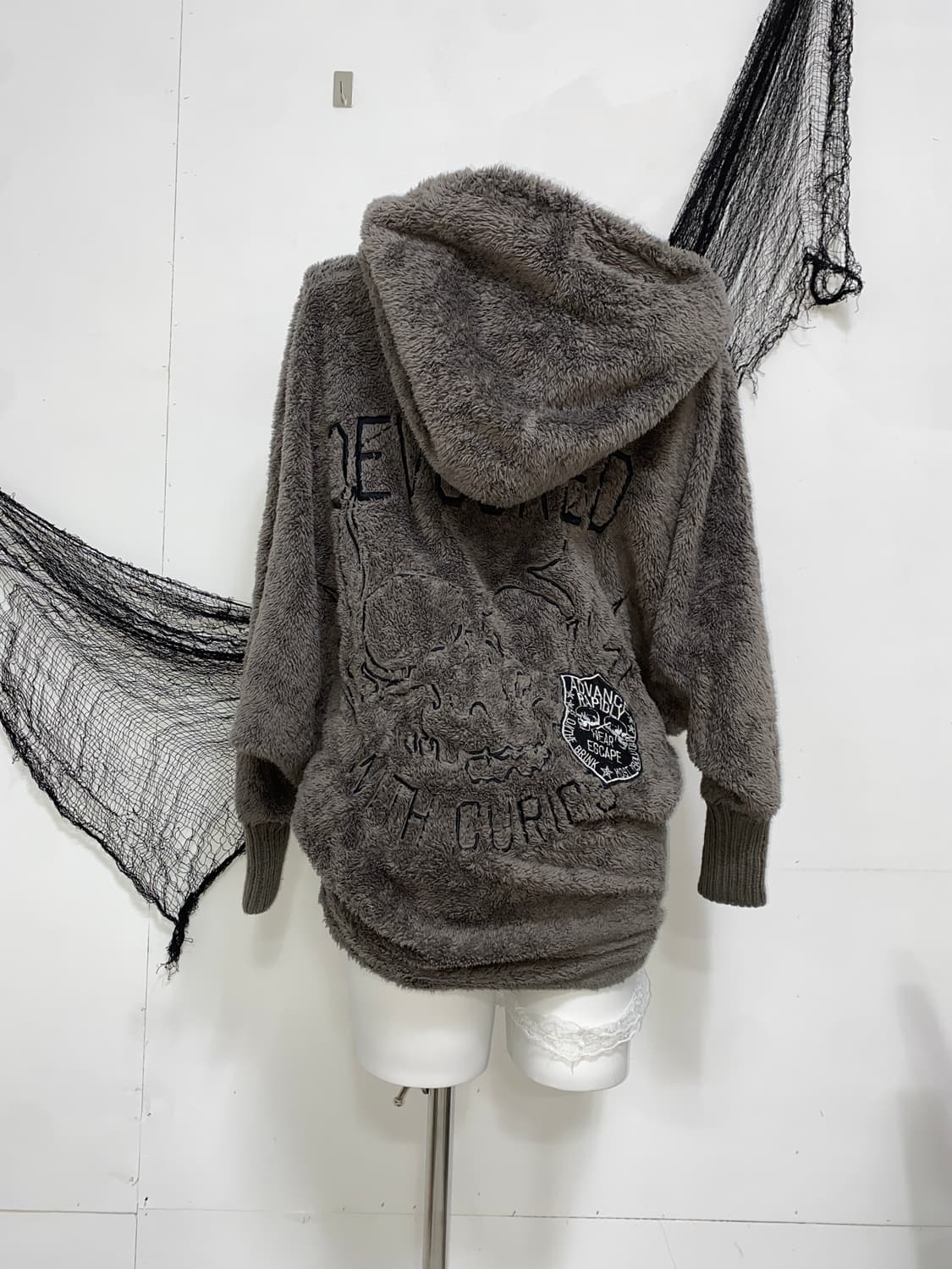 ꒰ঌ 고스트오브할렘 스컬 가디건 ໒꒱ 상품이미지2