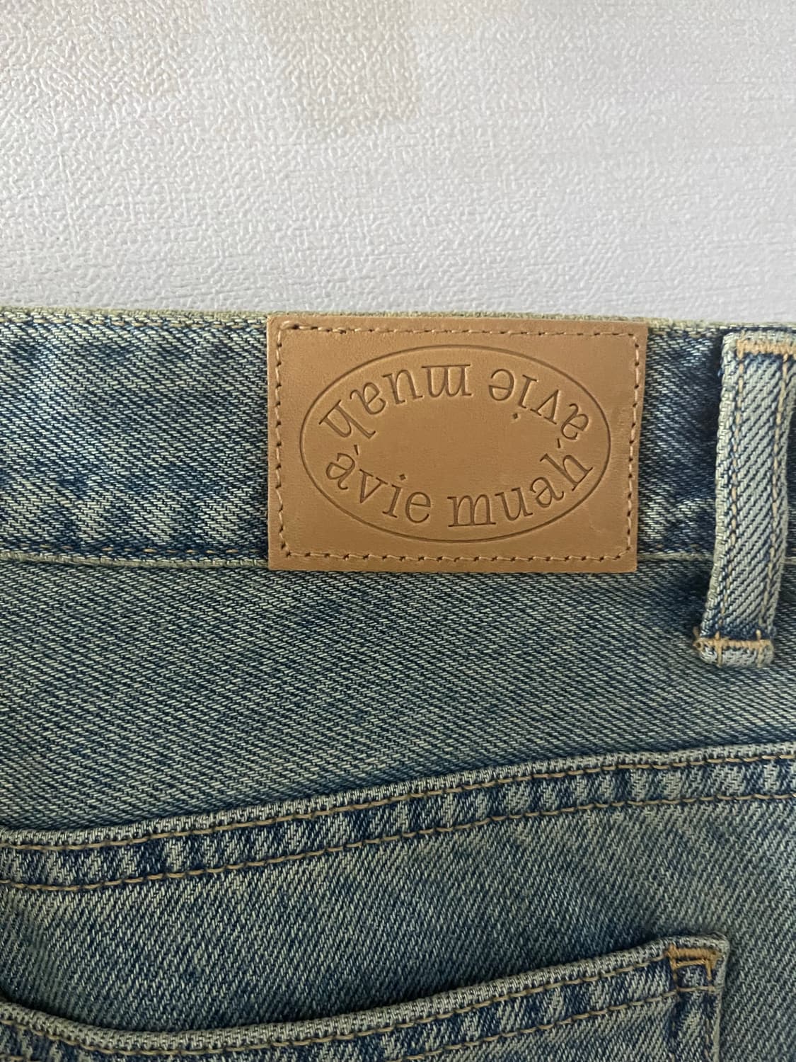 아비에무아 Aviemuah 오블리크 빈티지와이드진(3size) 상품이미지9