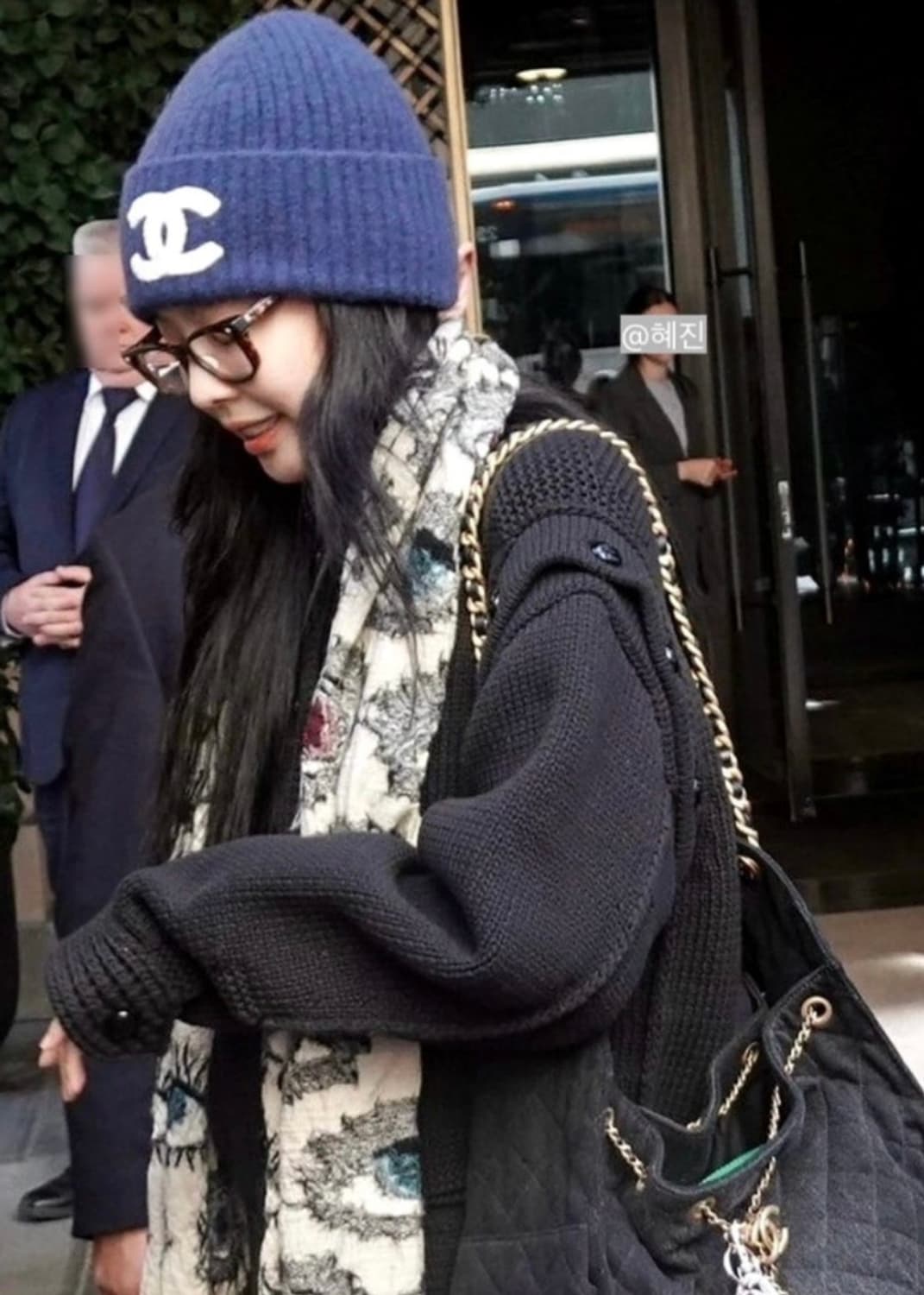 캐피탈 펠티드 울 스피크이지 해피 스카프 컬러풀 키나리 상품이미지4