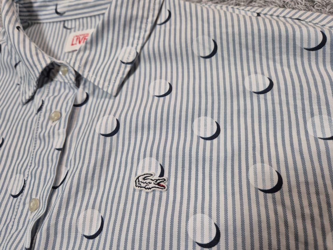 라코스테 여성 스트라이프 셔츠 M(95) 상품이미지2