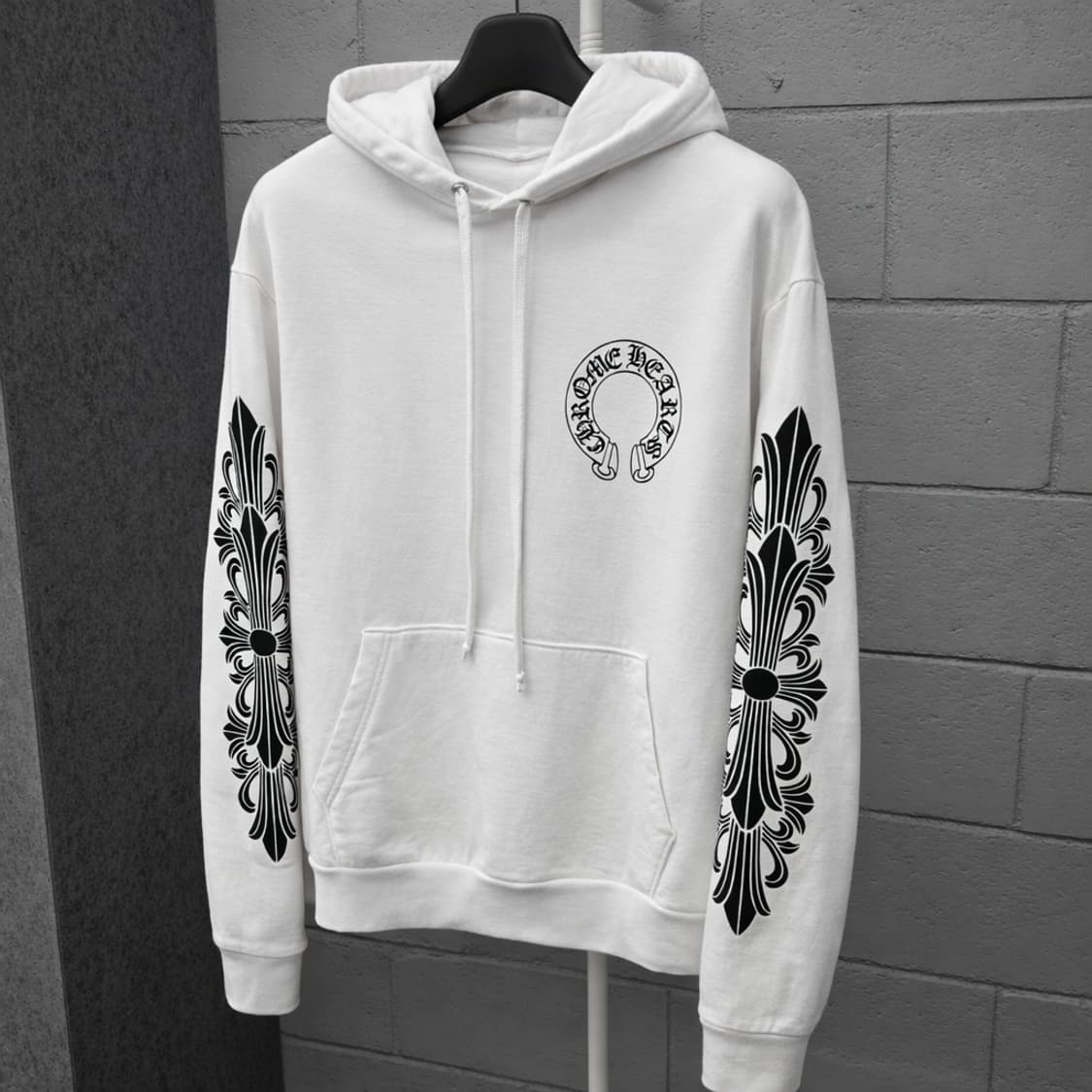 크롬하츠 홀스슈 플로랄 후드 S 상품이미지1