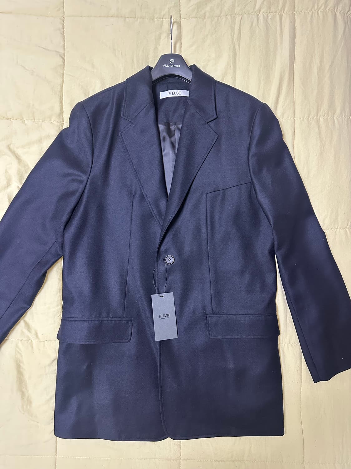 [ IF ELSE ] 이프엘스 울 셋업 (다크 네이비) 상품이미지9