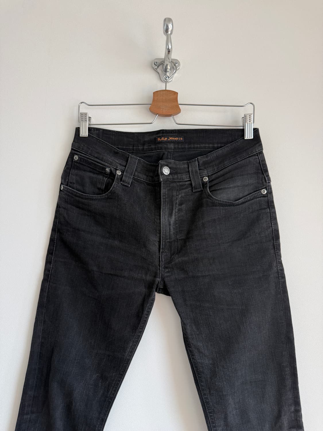 누디진(Nudie Jeans) 씬핀 블랙링 팬츠 상품이미지2