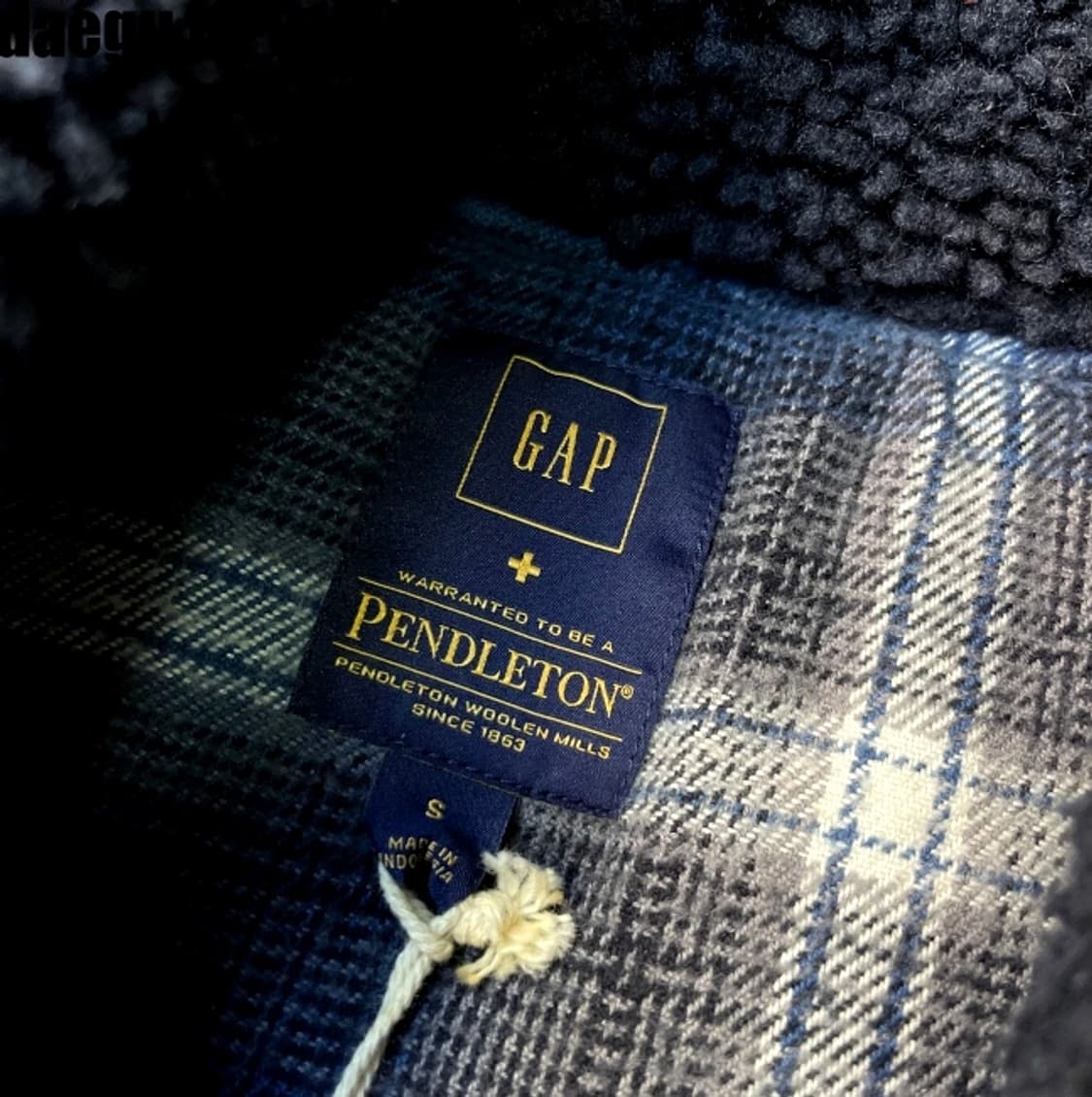 갭X팬들턴 패딩 베스트 S 상품이미지5