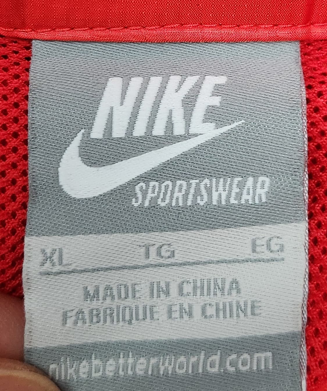 나이키 런닝 바람막이 XL (후드내장됨) (55반까지) 상품이미지3