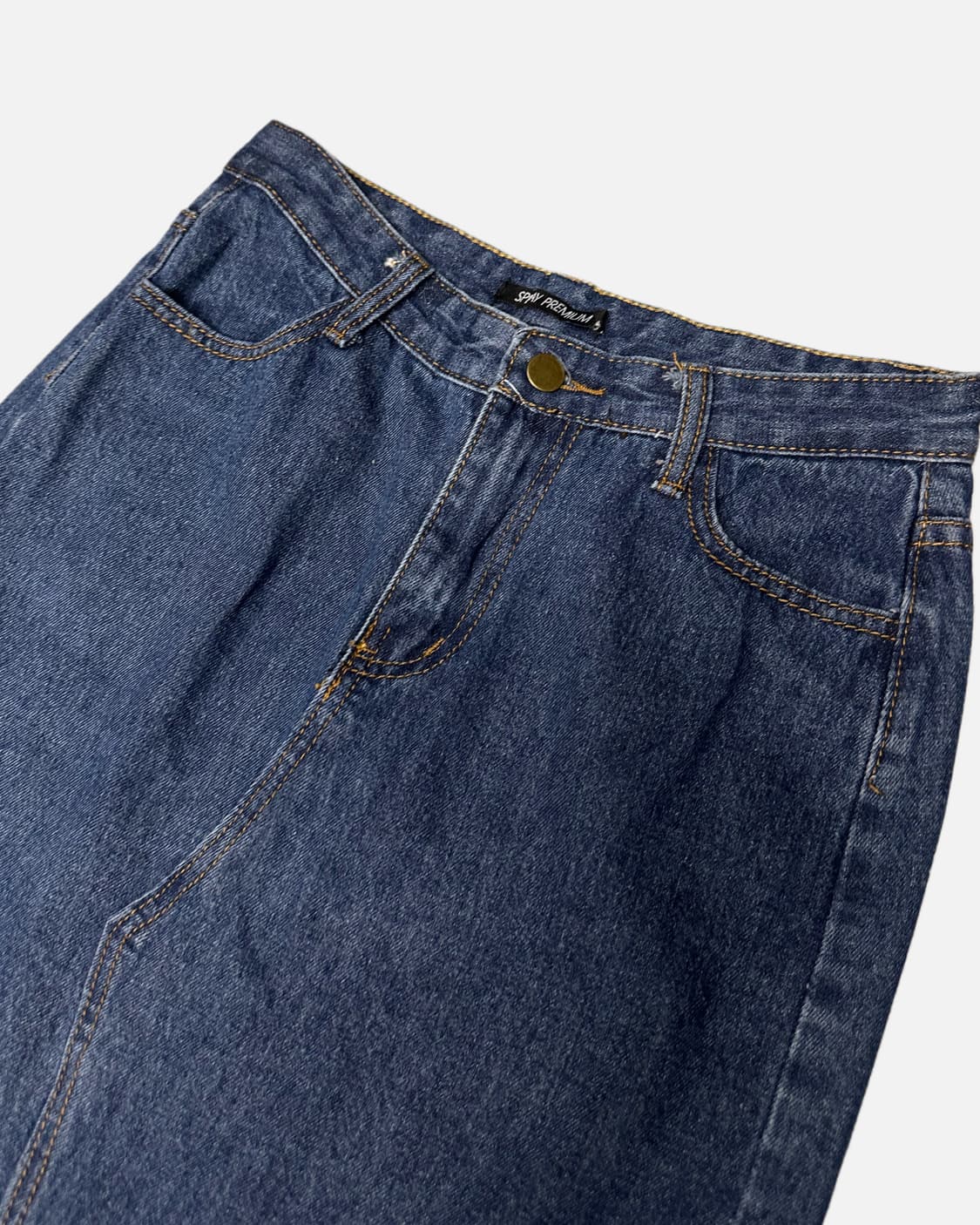 damaged slit denim skirt 상품이미지3