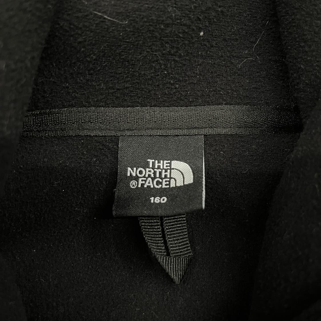 [정품/160] 노스페이스 키즈 후드 플리스 블랙 b15 상품이미지6