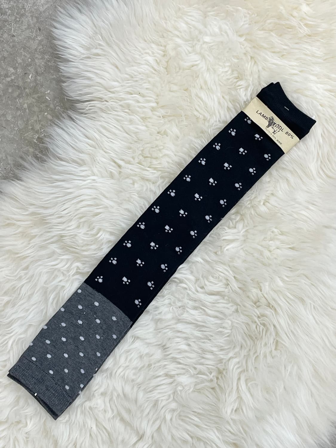 JPN 울 패턴 레그워머 상품이미지1