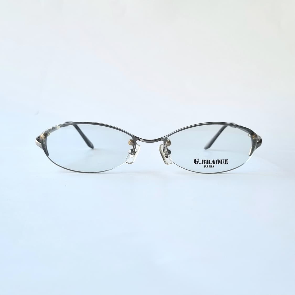 데드스탁 빈티지 메탈 캣아이 무테 안경테 716 상품이미지2