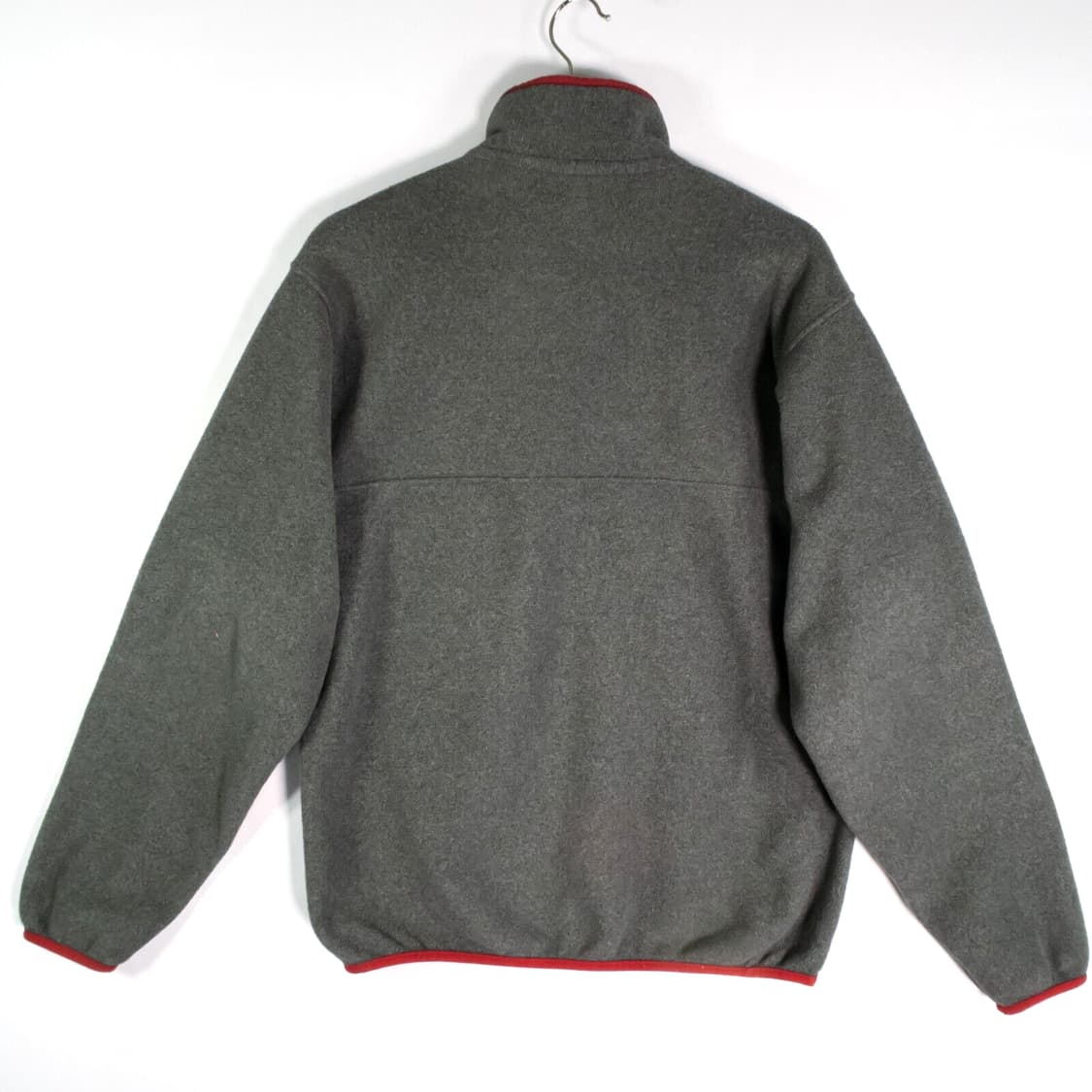 90s 파타고니아 신칠라 스냅-티 플리스 자켓 그레이/레드 상품이미지5