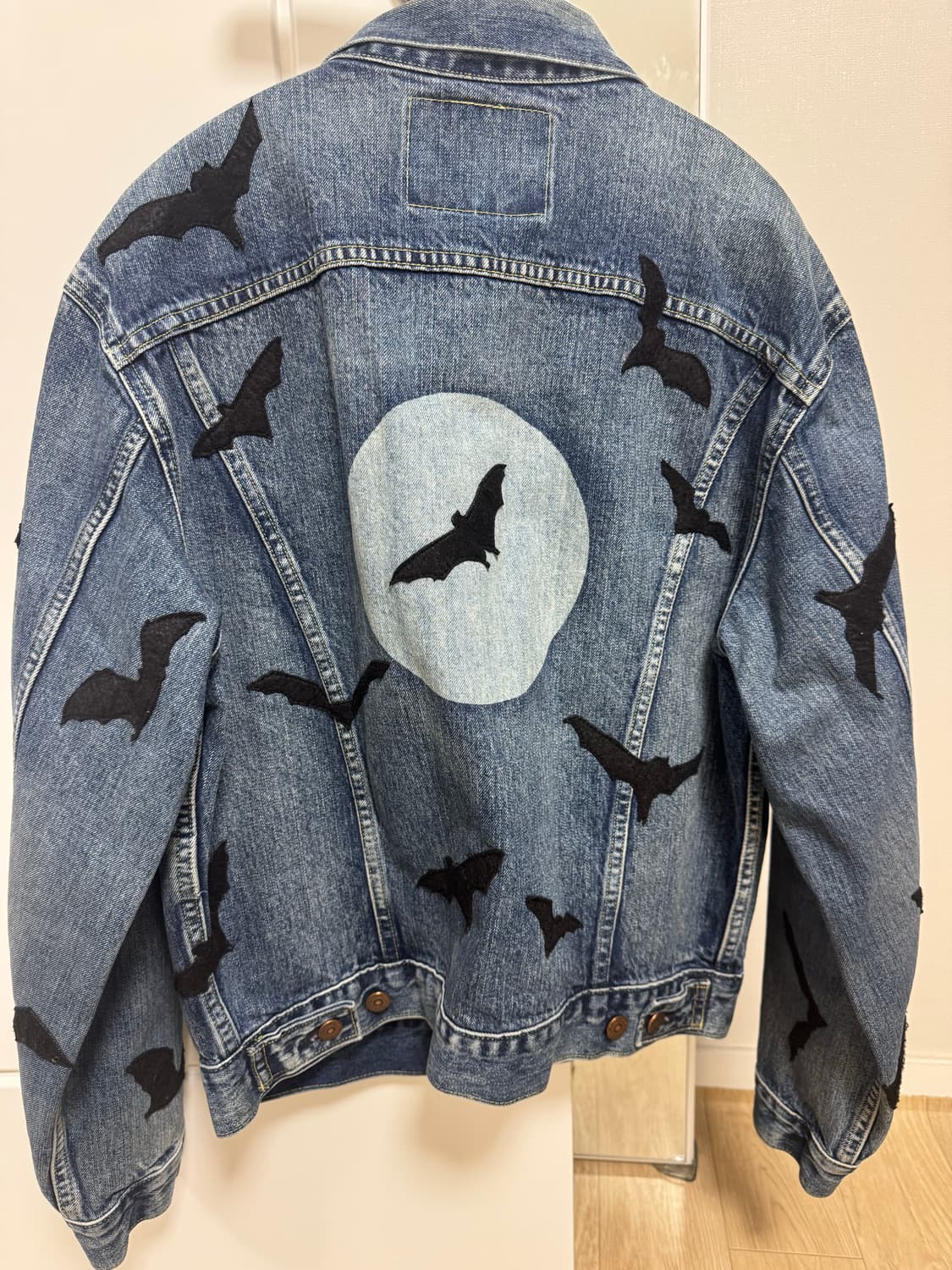 리바이스 빈티지 클로딩 트러커 박쥐자수 한정판!! 상품이미지4