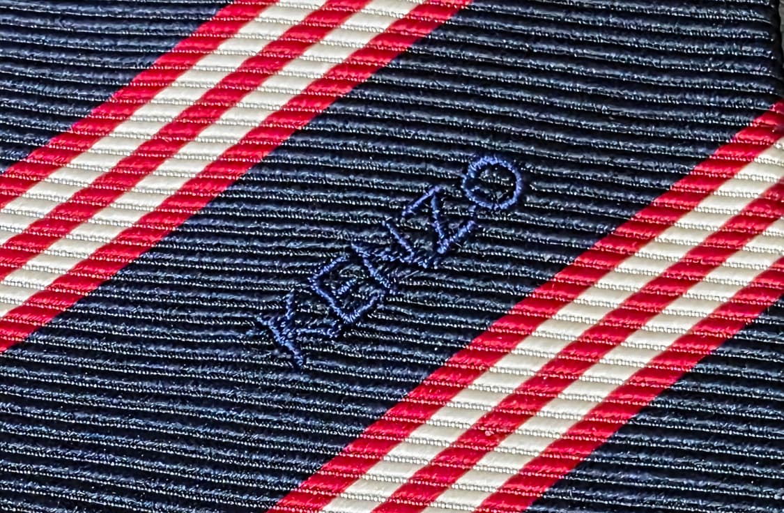 [정품] 겐조 옴므 로고 자수 실크 넥타이 (이탈리아제) 상품이미지7