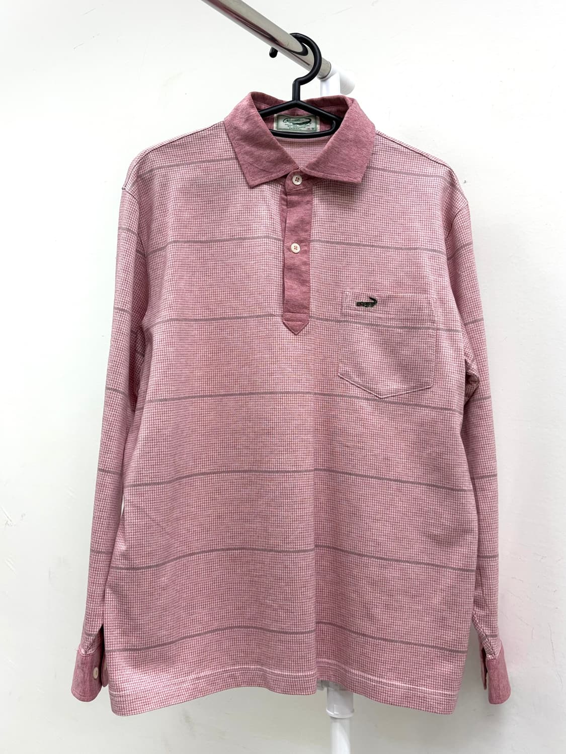 빈티지 핑크 폴로셔츠 상품이미지4