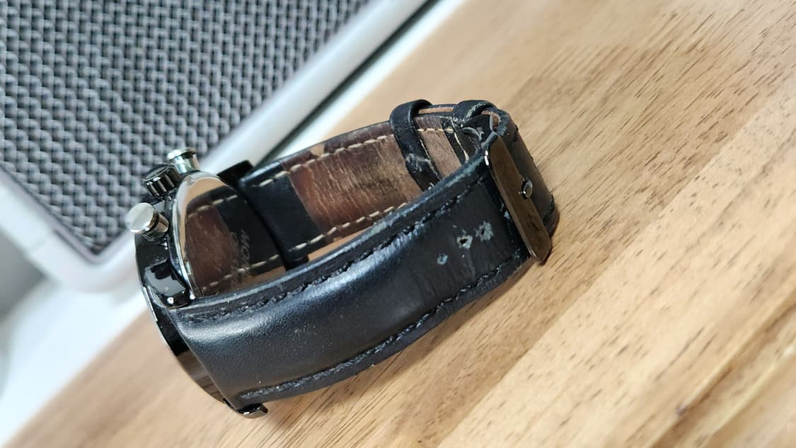 # 몽크로스 멀티펑션 남성용 가죽시계급처 상품이미지6