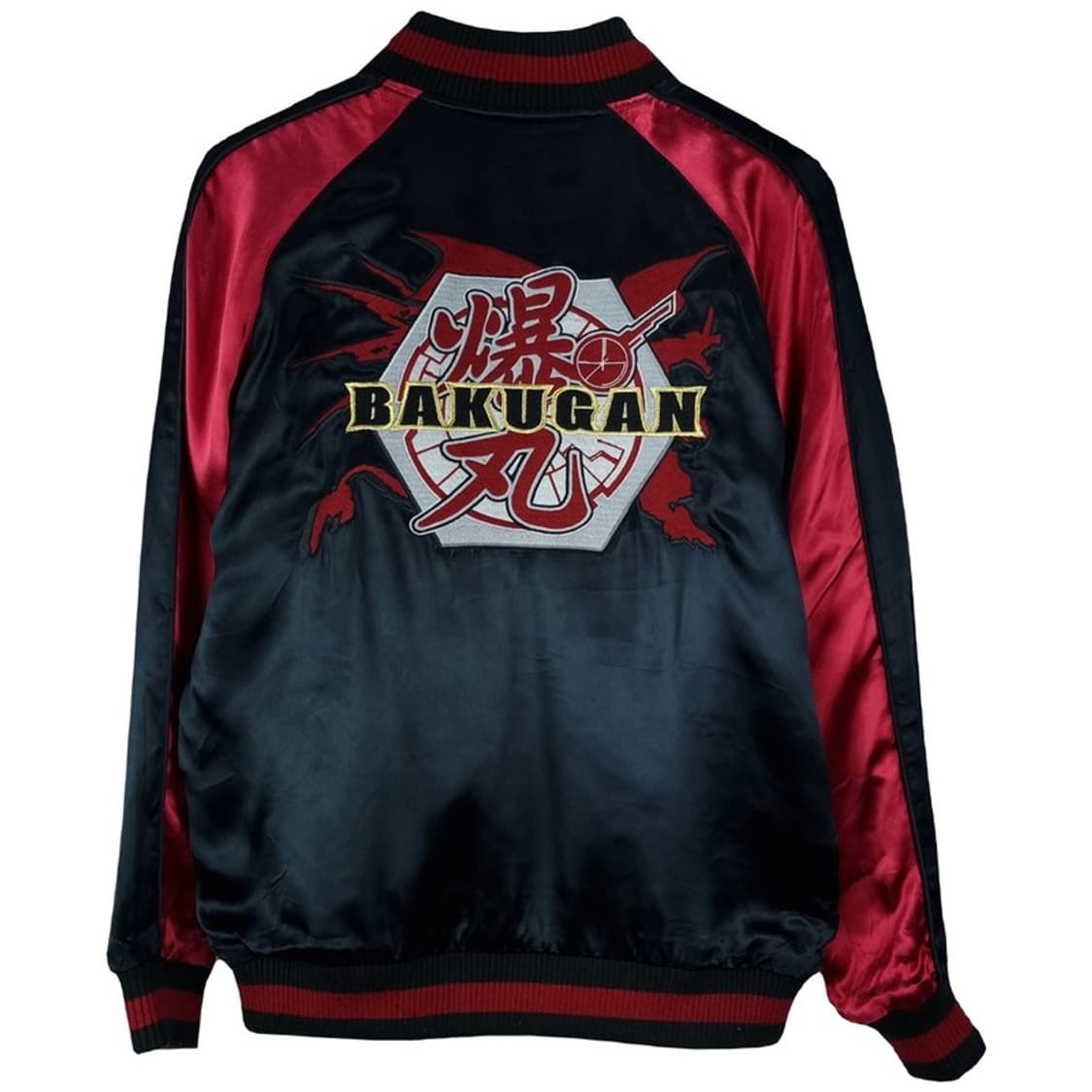 [일본빈티지] 바쿠간 만화 자수 리버시블 양면 스카쟌 자켓 M17413 상품이미지4