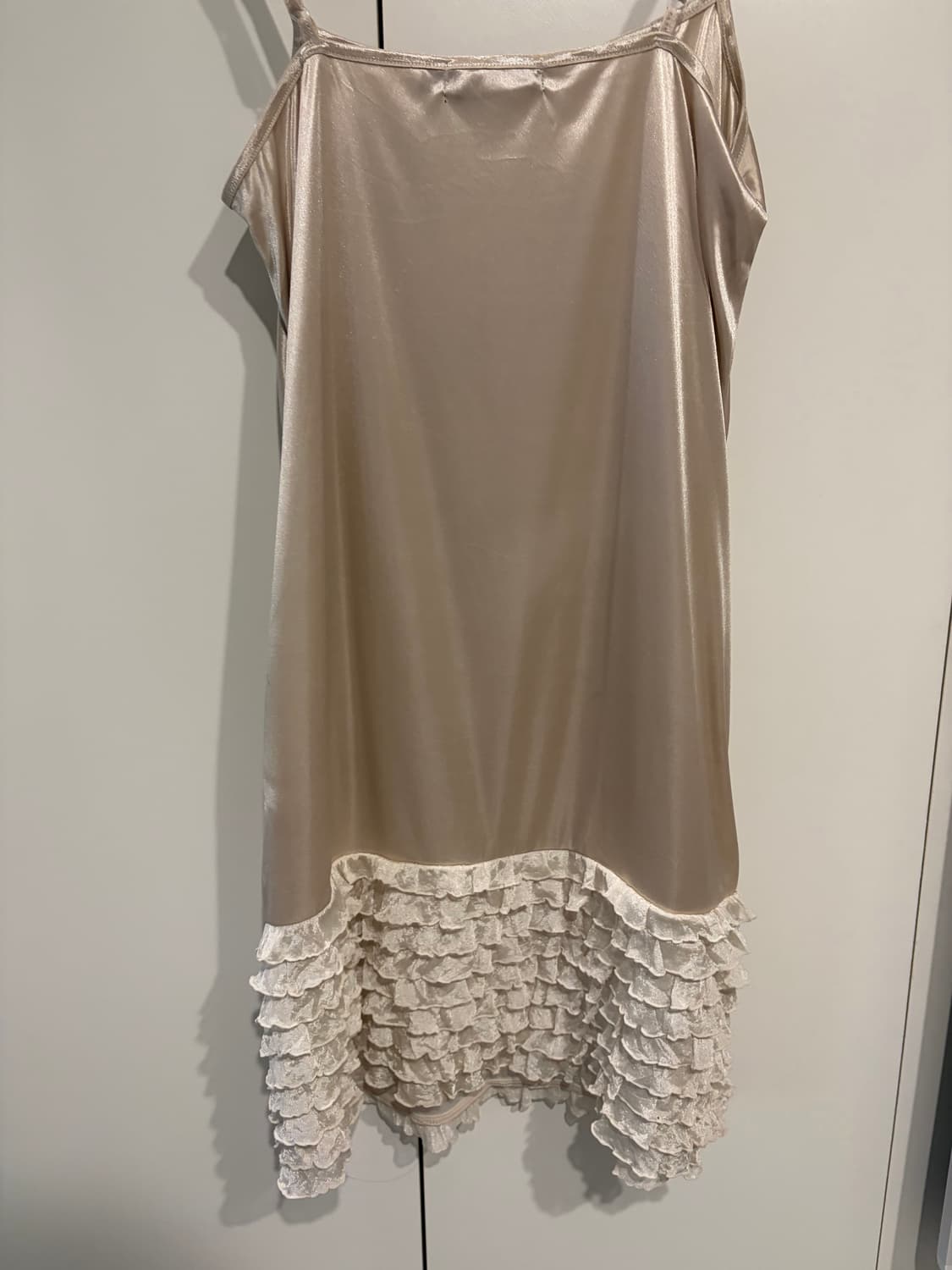 빈티지 슬립 프릴 원피스 상품이미지3