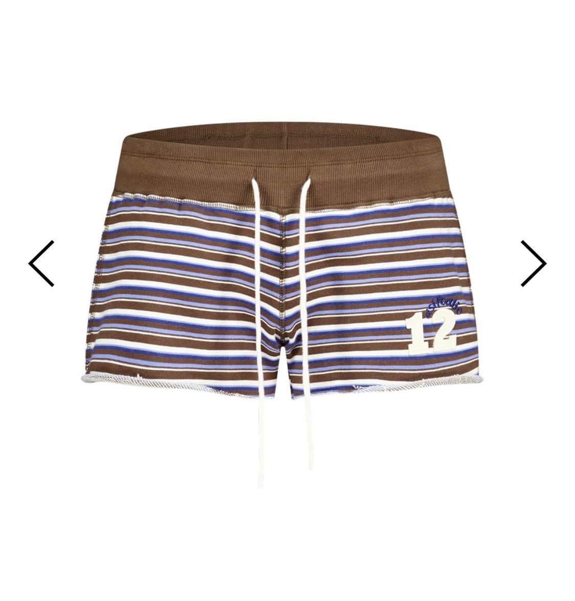 에즈이프캘리 CALIE BABE STRIPE SHORTS BROWN 상품이미지2