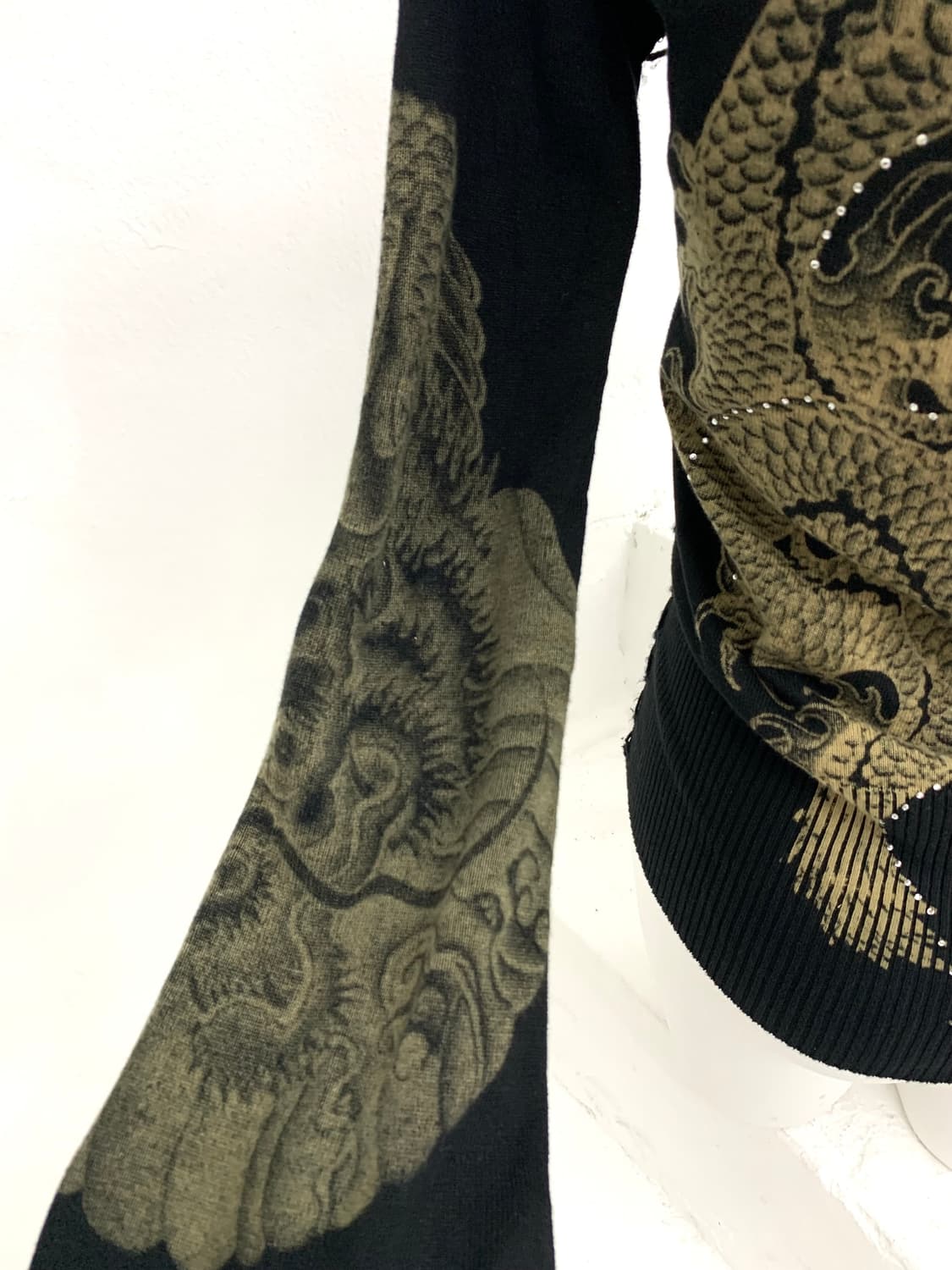 Ed Hardy oriental detail slim fit hoodie 상품이미지7