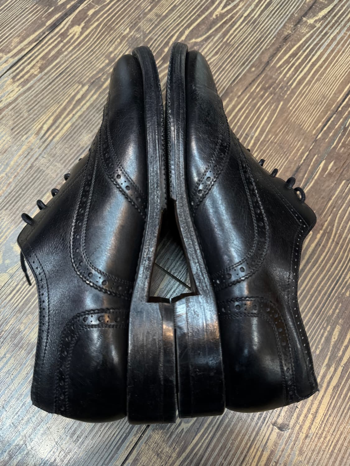 90's 에르메스 빈티지 레더 윙팁 240~245 상품이미지3