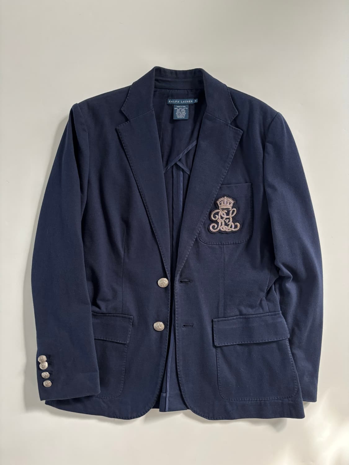 Polo 랄프로렌 네이비 코튼 블레이저  상품이미지2