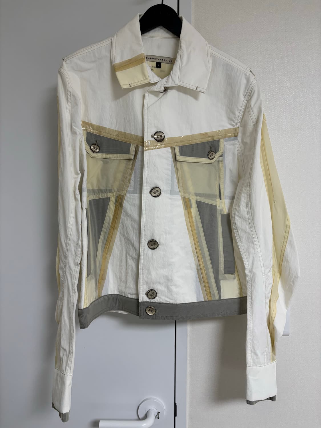 까르넷 아카이브 CRUSTACEAN TRUCKER JACKET / WHI 상품이미지7