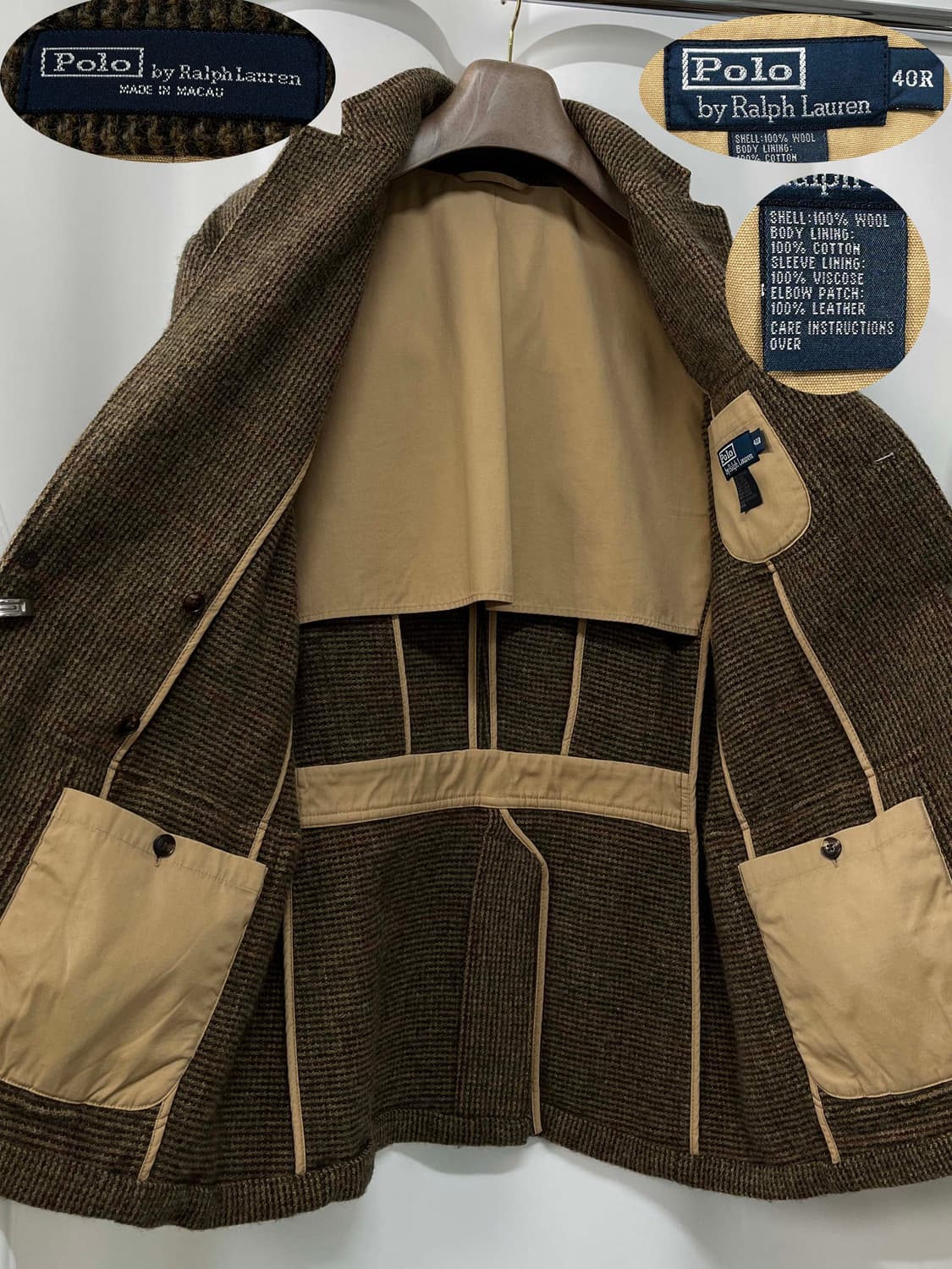 폴로 랄프로렌 노퍽 헤리티지 트위드 헌팅필드 스포츠자켓 상품이미지3