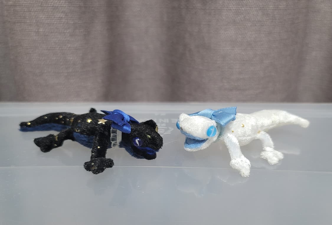 소소한 인형공방 별빛 도마뱀 인형 2개 일괄 핸드메이드 솜인형 상품이미지4