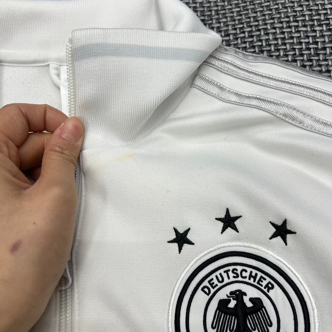 아디다스 독일 화이트실버 져지 100 상품이미지4