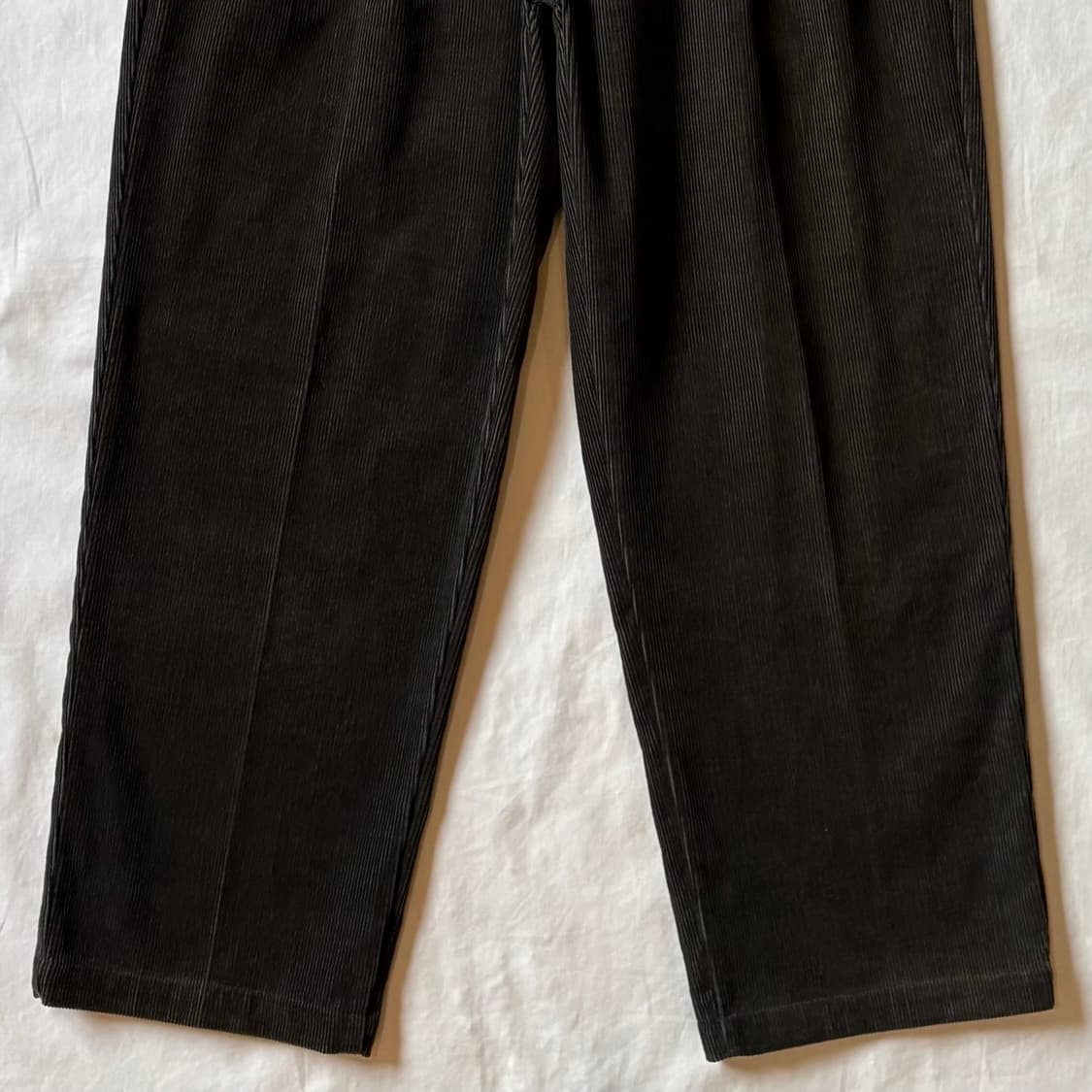 [새제품 31] 00s JP GRAND OAK 브라운 핀턱 코듀로이 팬츠 상품이미지3