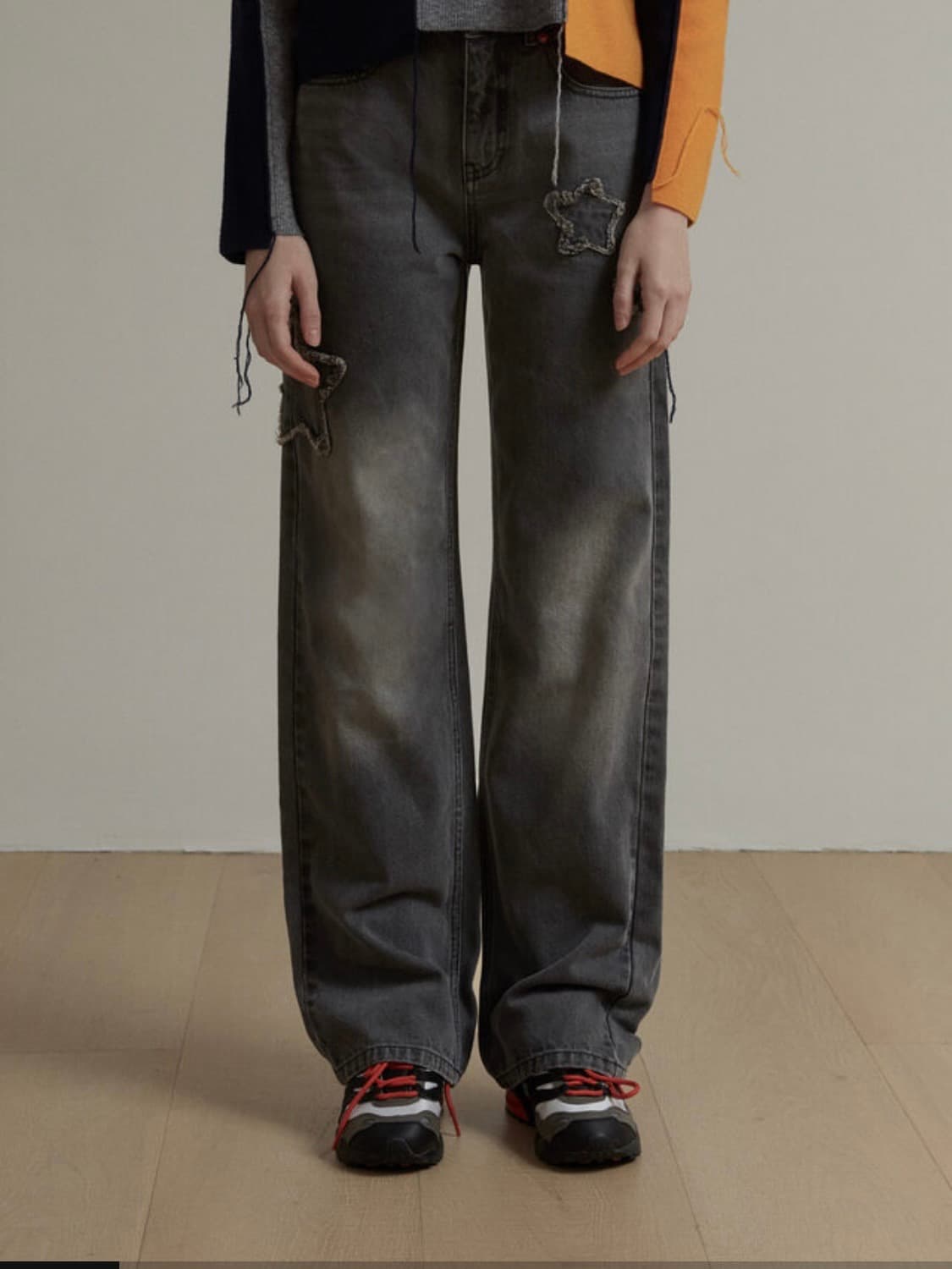 STAR DESTROYED JEANS 상품이미지3