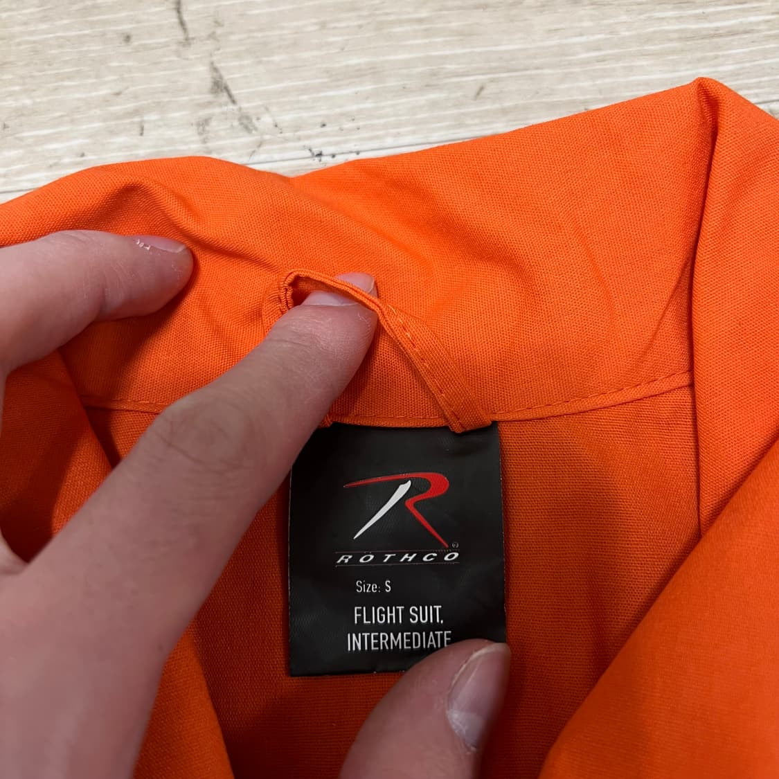로스코 공군 밀리터리 플라이트 점프수트 [오렌지] S/90 상품이미지4