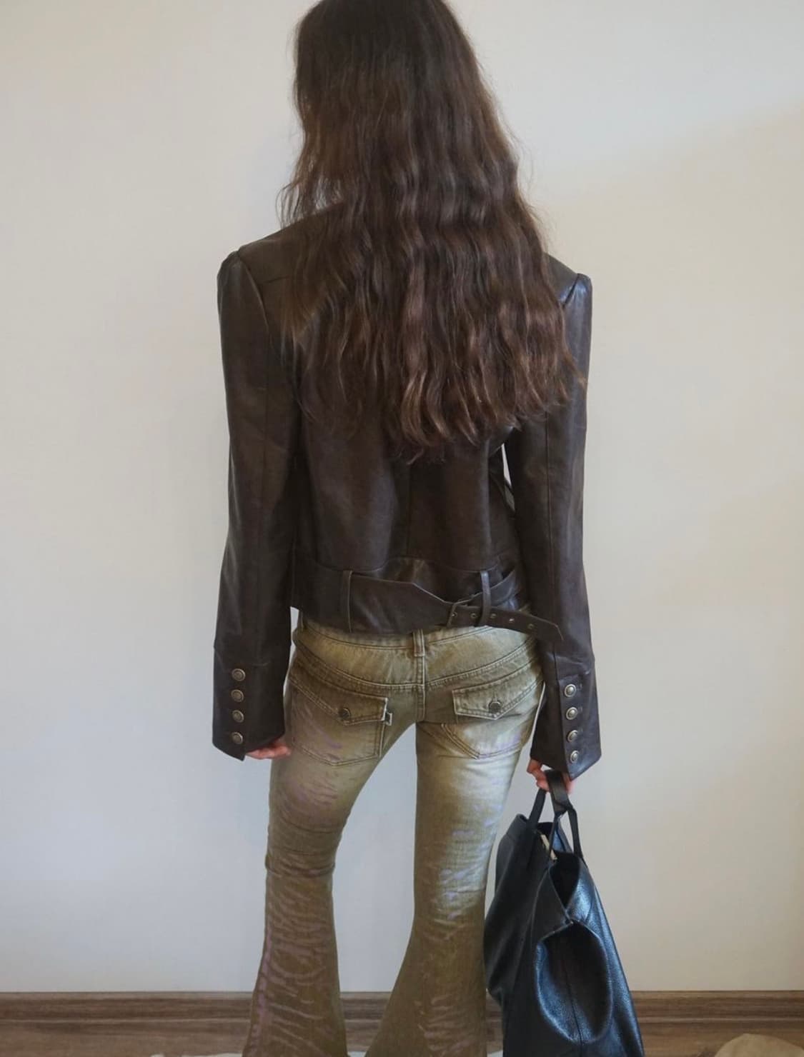 Napoleon Eco Leather Jacket Matte Brown 상품이미지6
