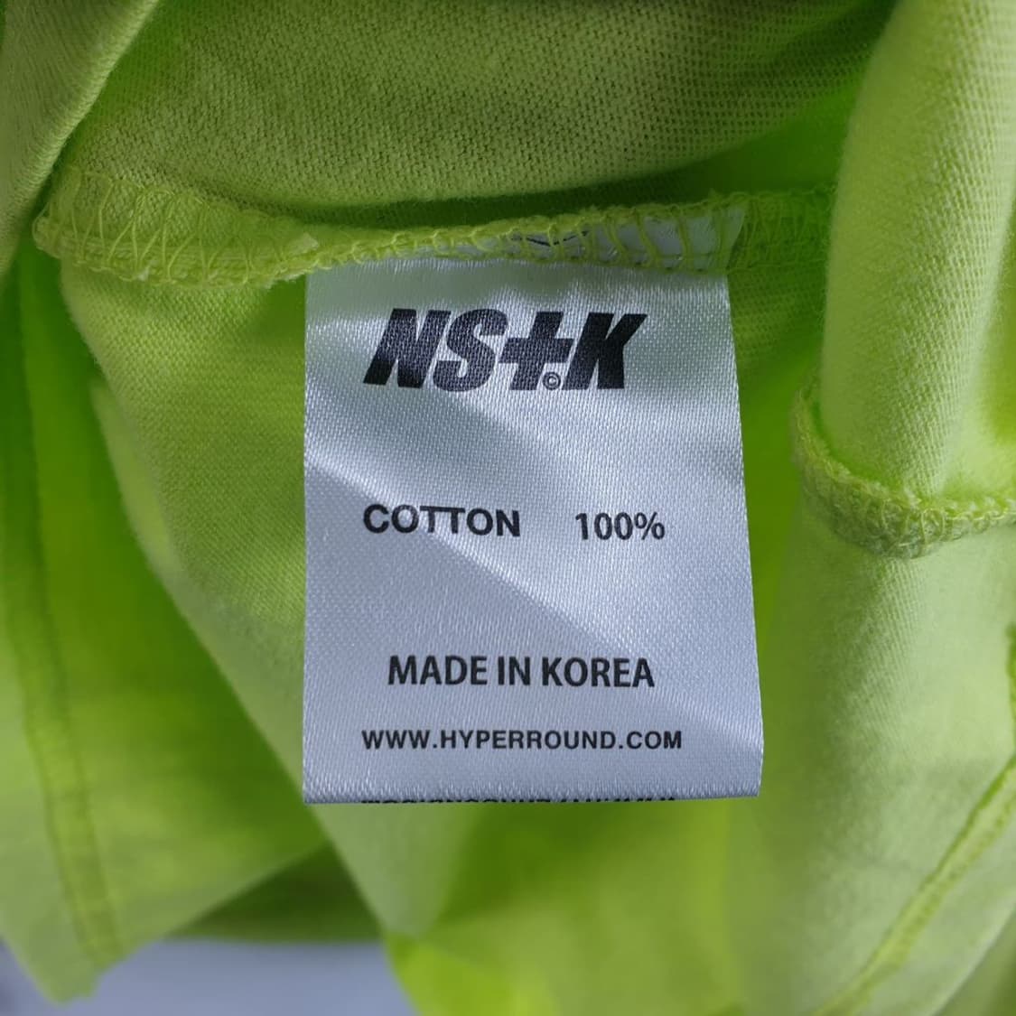 네스티킥 옐로우 남자 긴팔티 M 새상품 N4618 상품이미지6