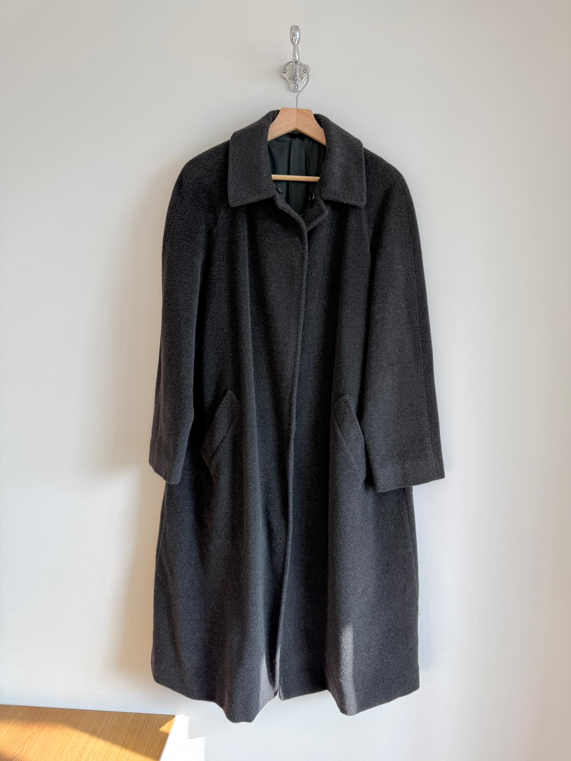 마리아니(MARIANI) 울 롱 코트(울마크, 모피 퍼 탈부착 가능) 상품이미지2