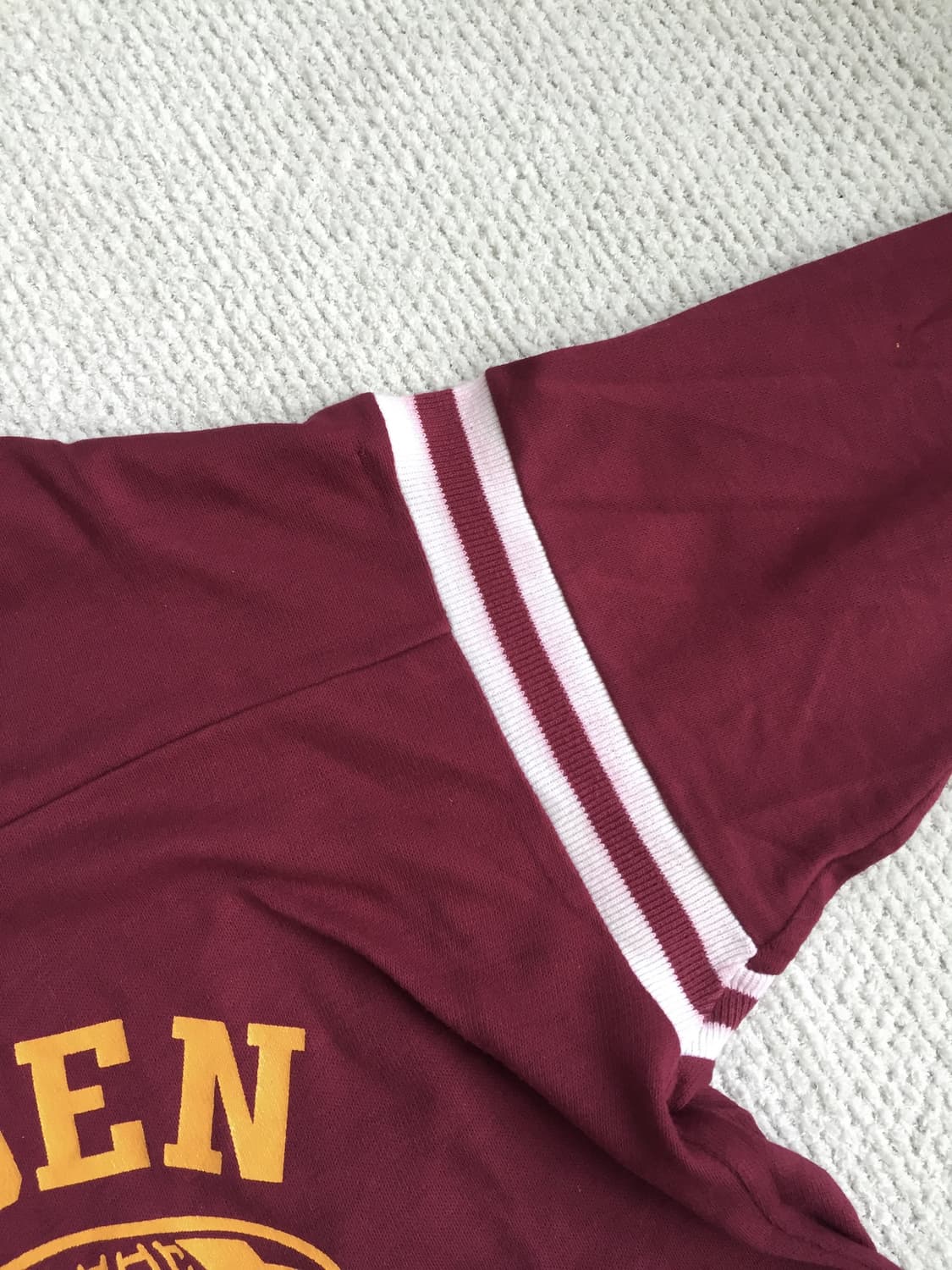 70‘s artex 풋볼 티셔츠 마룬 상품이미지3