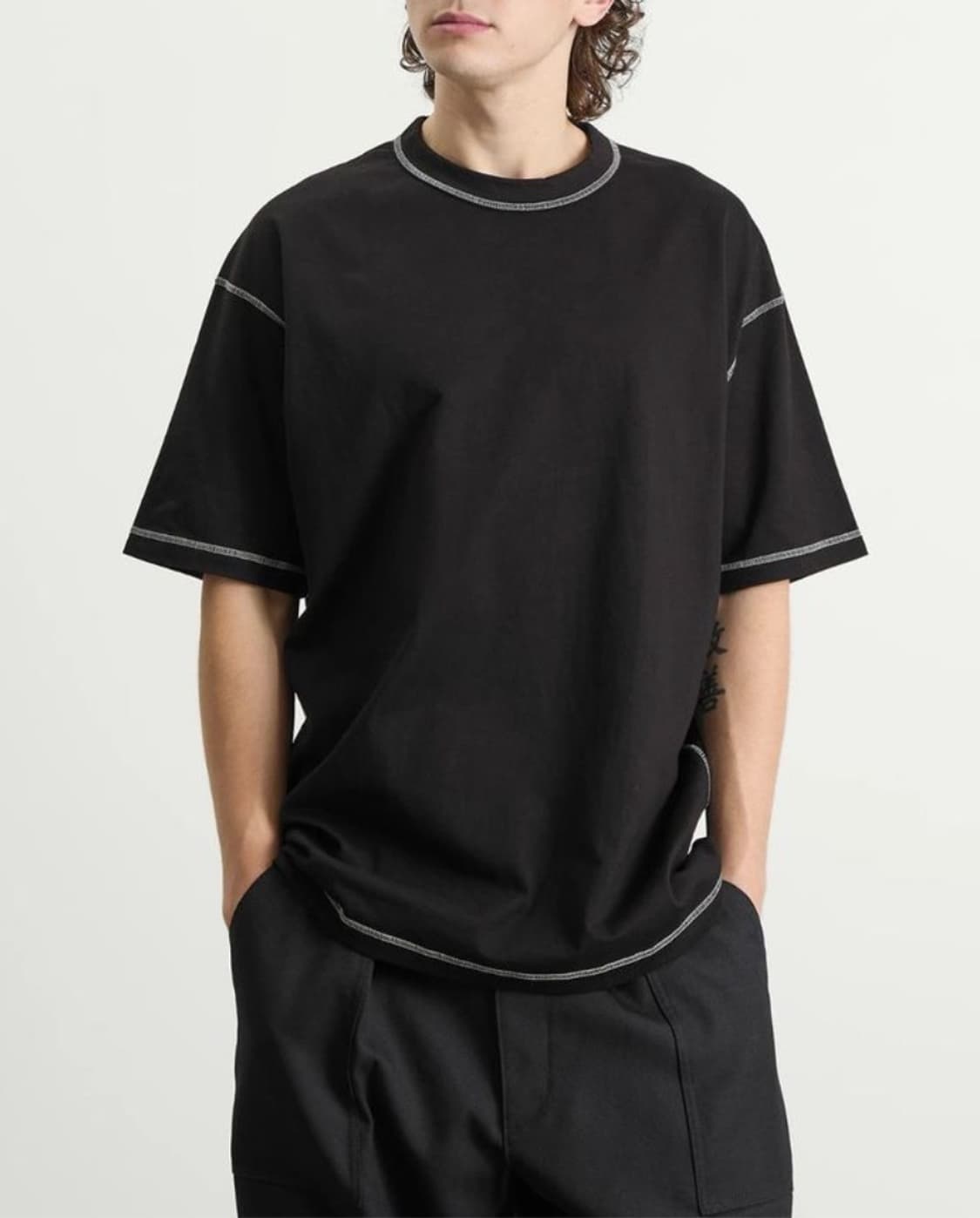 꼼데가르송 옴므 25FW 스티치 티셔츠 M 상품이미지1