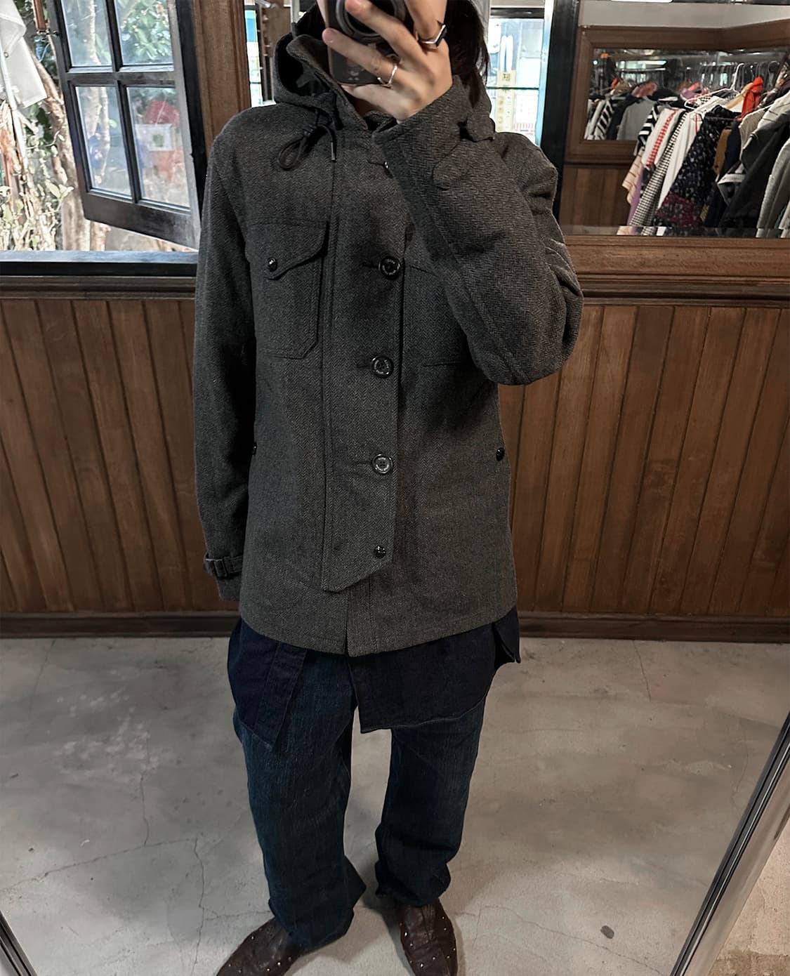 POLO RALPH LAUREN hooded wool jacket 상품이미지4